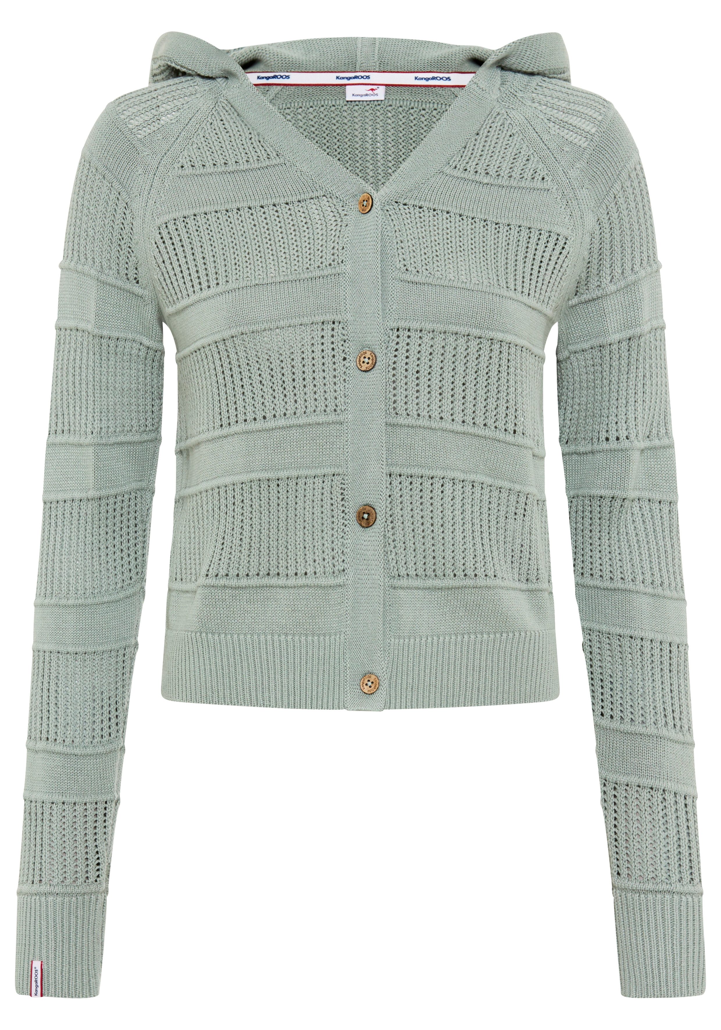 Ajourstrickjacke