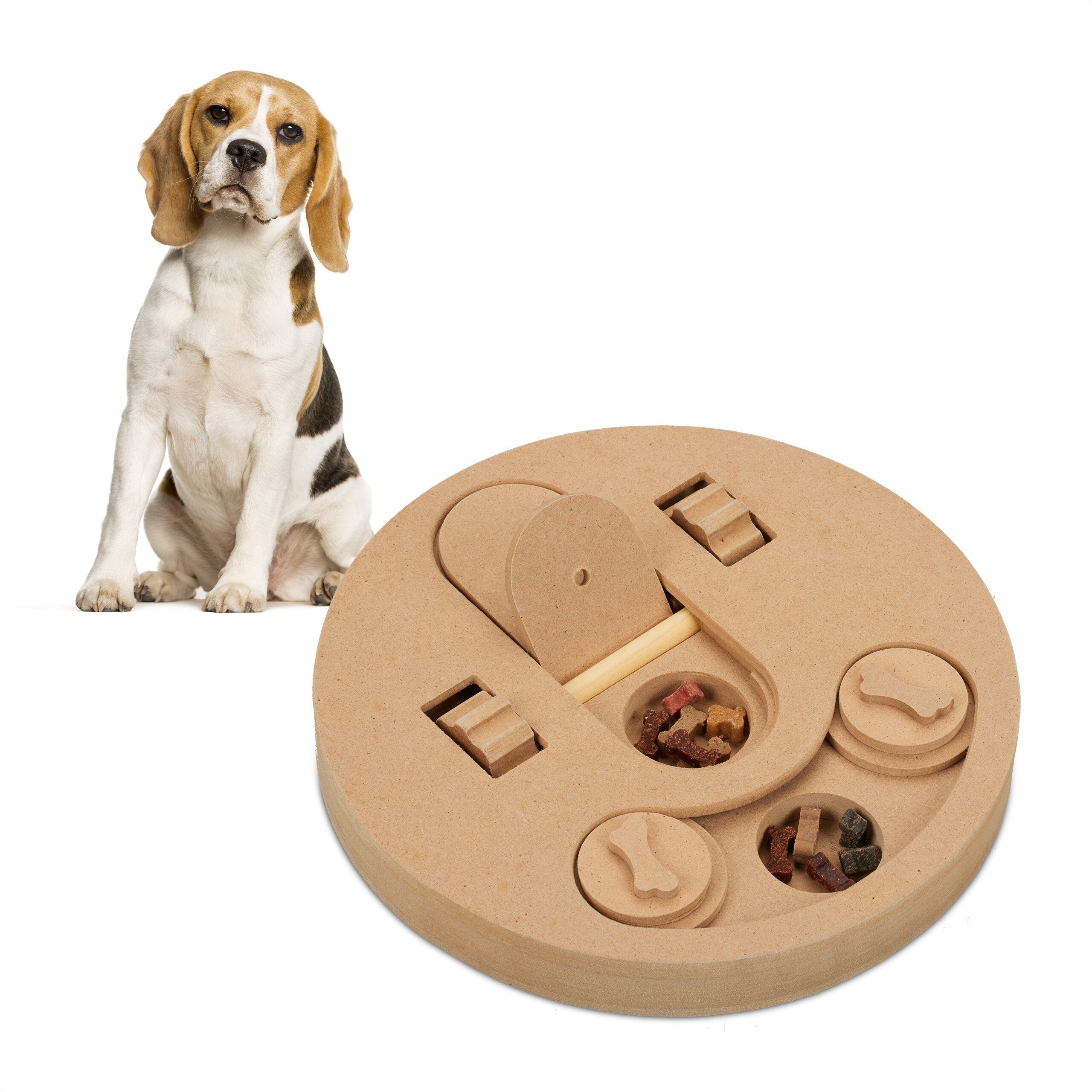relaxdays Tier-Intelligenzspielzeug Intelligenzspielzeug für Hunde, Faserpl günstig online kaufen
