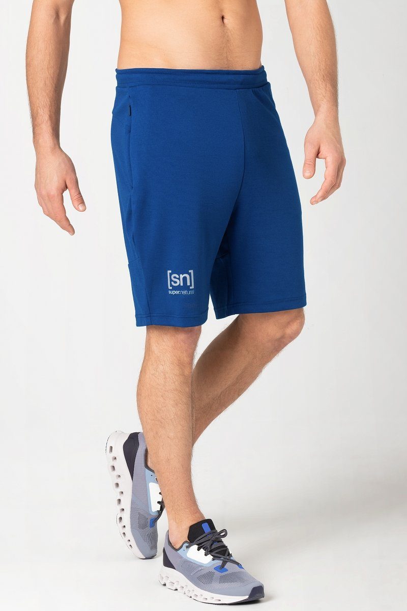 SUPER.NATURAL Shorts Merino MOVEMENT Blue Shorts SHORTS Depths Merino-Materialmix M optimaler