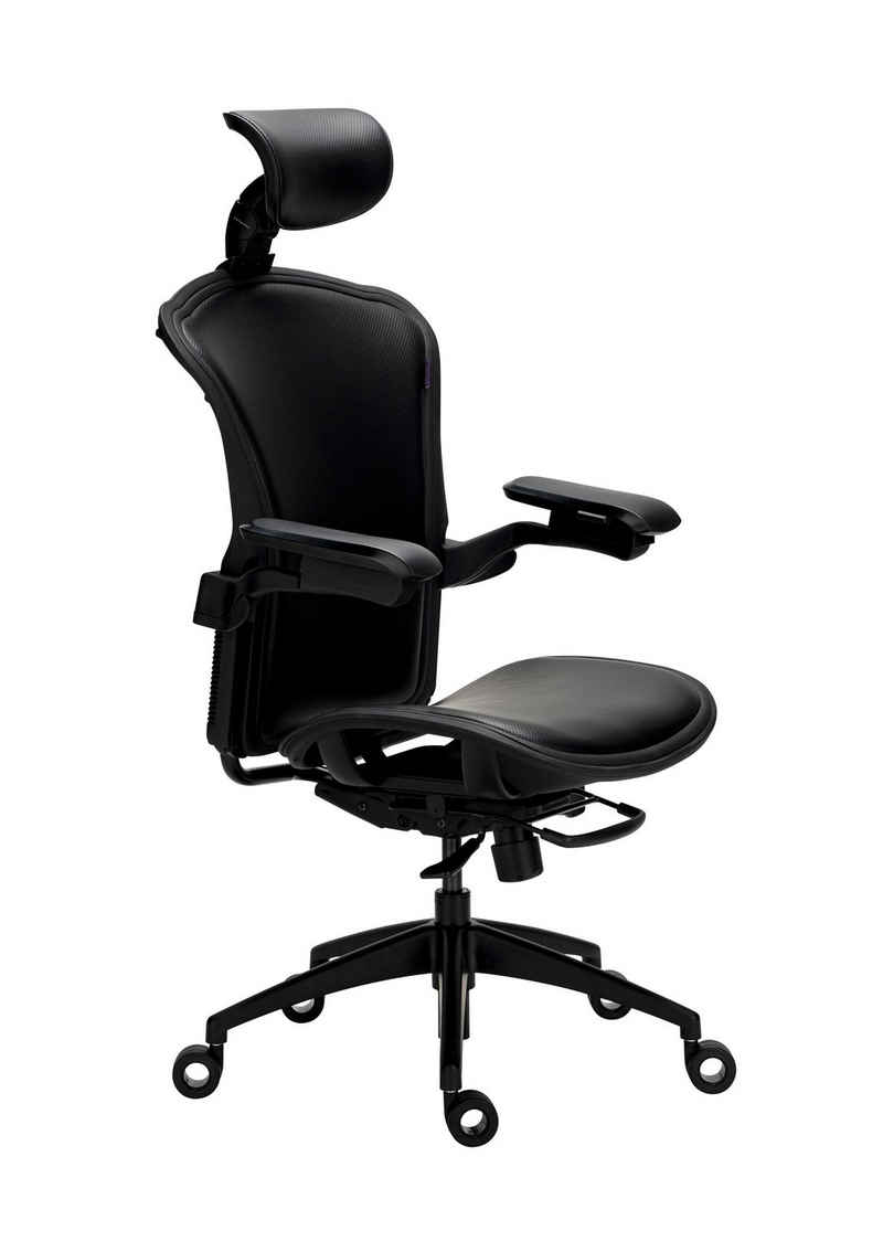 TESORO Gaming Chair »TS-E5-PU-BK«, 4D-Armlehnen, Sitz- und Rückenfläche um 21° neigbar