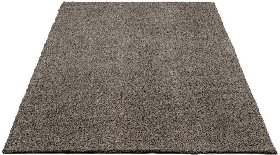 Carpet City Hochflor-Teppich Plainy, rechteckig, Höhe: günstig online kaufen