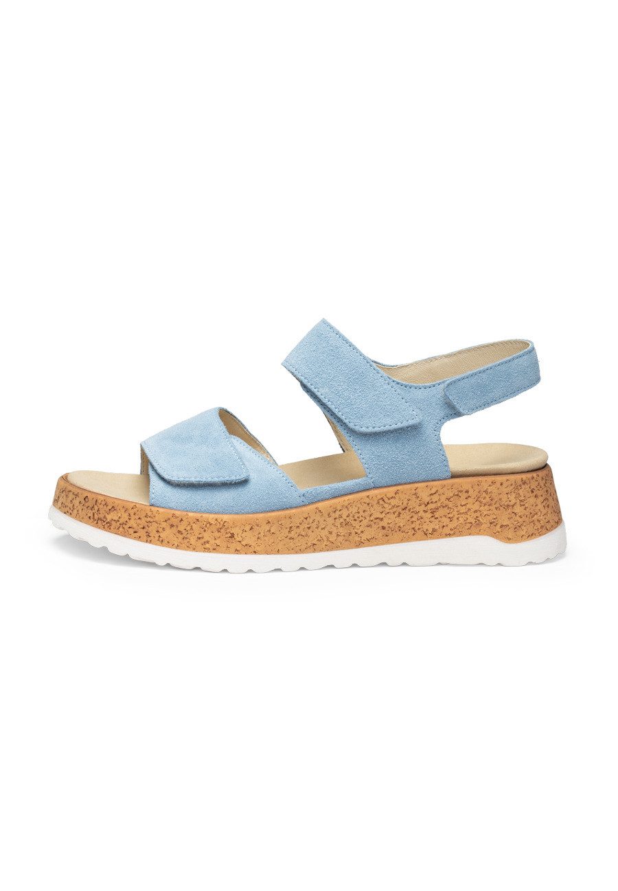 vitaform Damen Sandaletten Veloursleder Sandalette