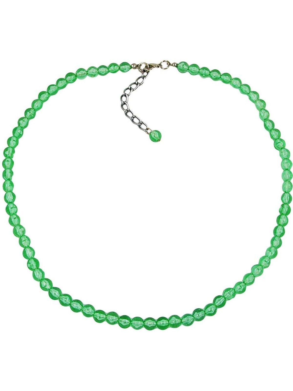 Gallay Perlenkette Kette Perle, 6, kiwi-transparent (1-tlg)