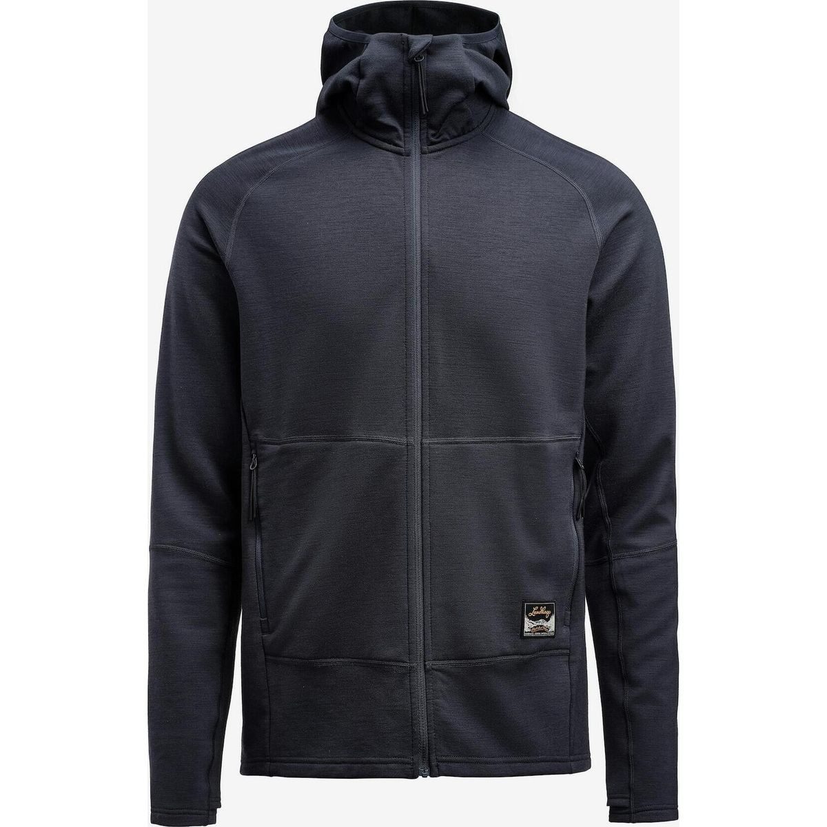 Lundhags Fleecejacke Tived Merino Hoodie M Vielseitiger Woll-Fleece-Hoodie für Herren, ideal für