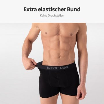 Burnell & Son Trunk Unterhosen aus Baumwolle für Herren Männer (Packung, Set, Spar-Pack, Spar-Packung, Spar-Set, 5-St., 5er-Pack) mit Komfortbund
