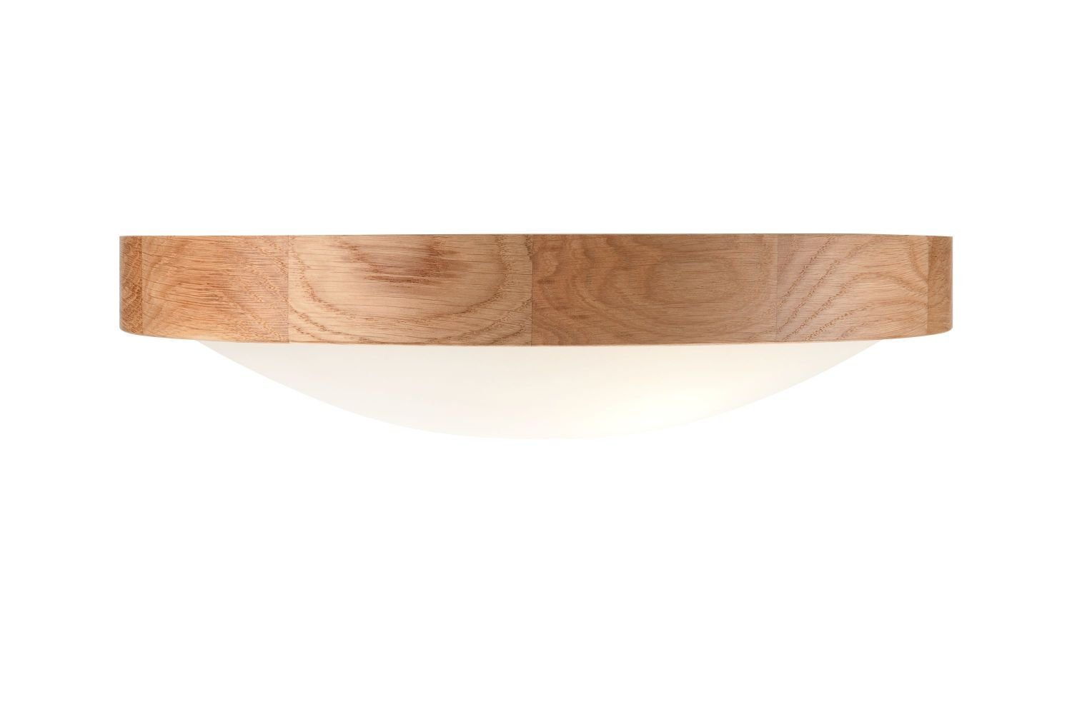 37 Deckenlampe cm Wohnzimmer Deckenleuchte ohne Ø Glas Holz blendarm Leuchtmittel, Licht-Erlebnisse FERNLY,