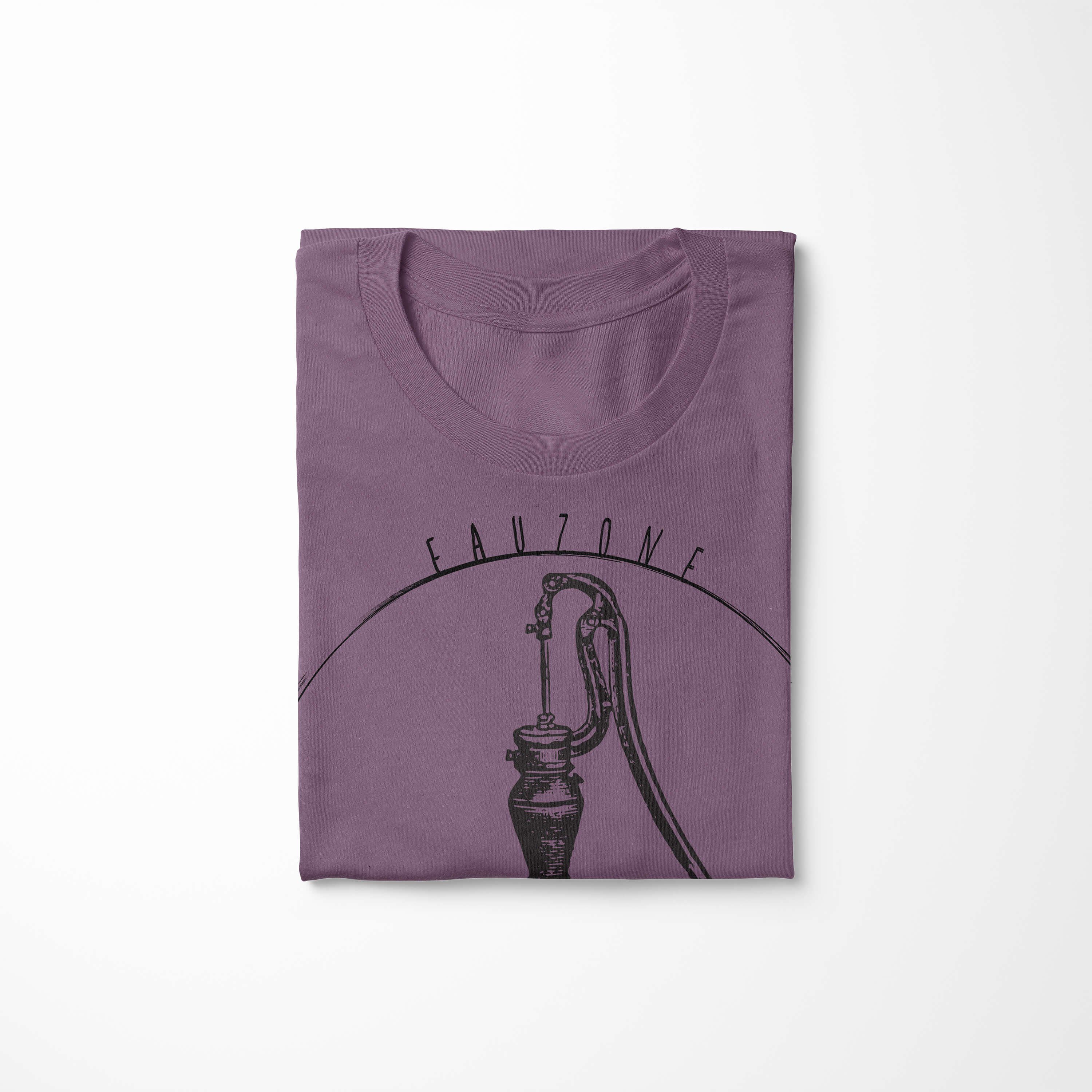 T-Shirt Pumpe Vintage Herren Shiraz T-Shirt Art Sinus