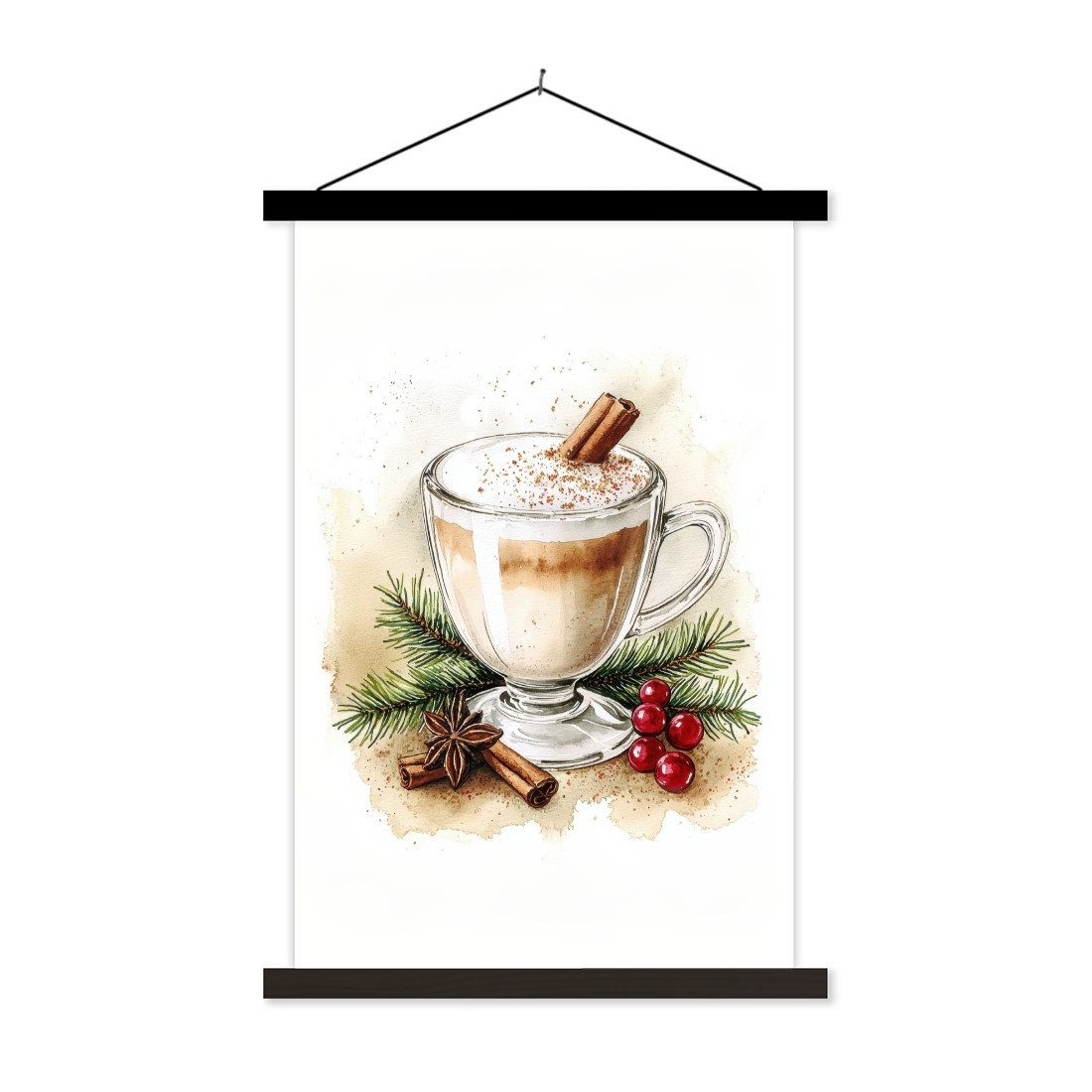 MuchoWow Poster Winter - Kaffee - günstig online kaufen