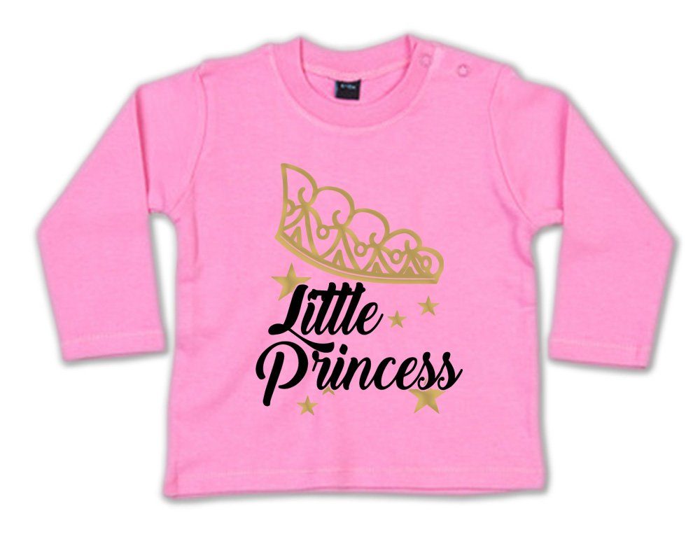 G-graphics Longsleeve Little Princess Baby Sweater, Baby Longsleeve T, mit Spruch / Sprüche, mit Print / Aufdruck, Geschenk zu jedem Anlass