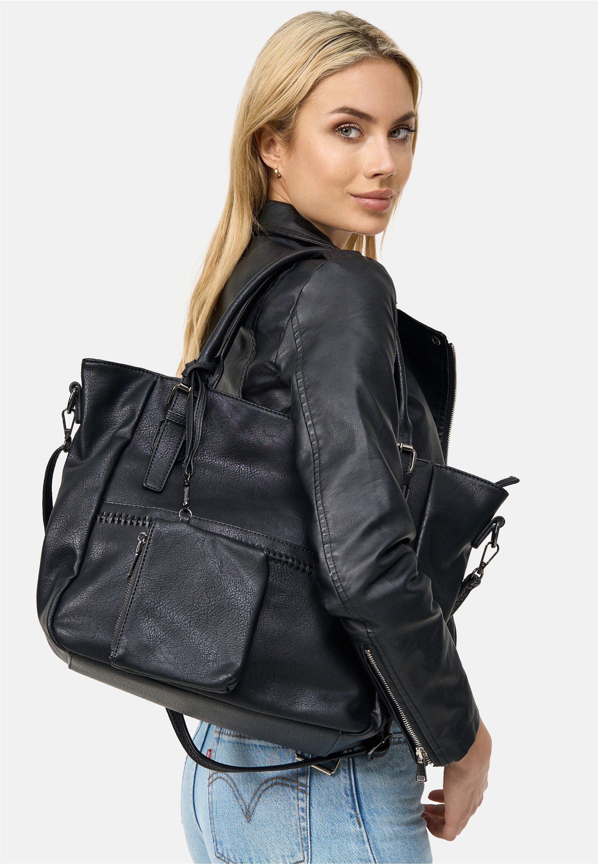 Harpa Henkeltasche (2-tlg), mit abnehmbarem Kosmetiktäschchen