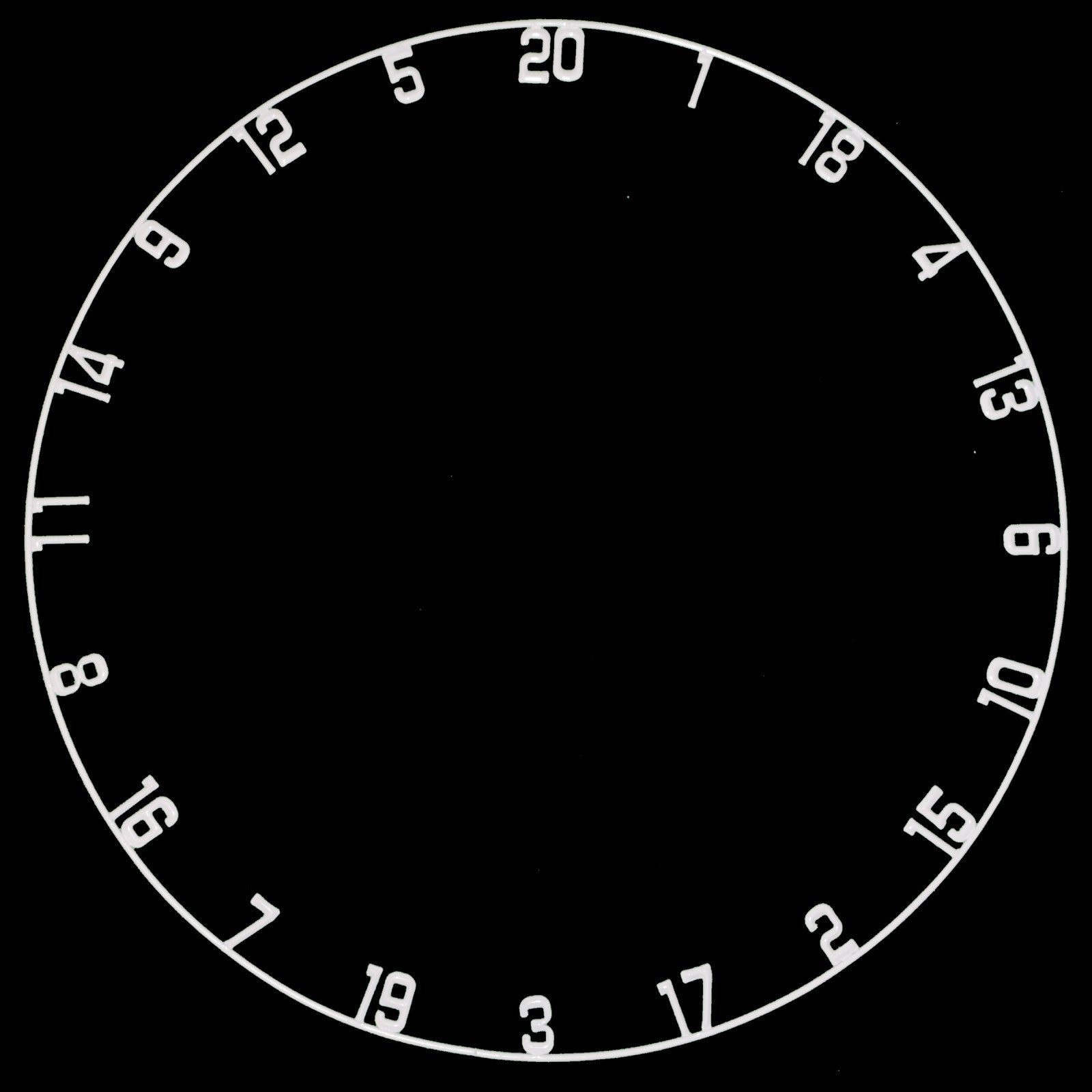 Dartscheibe Board Nummernring