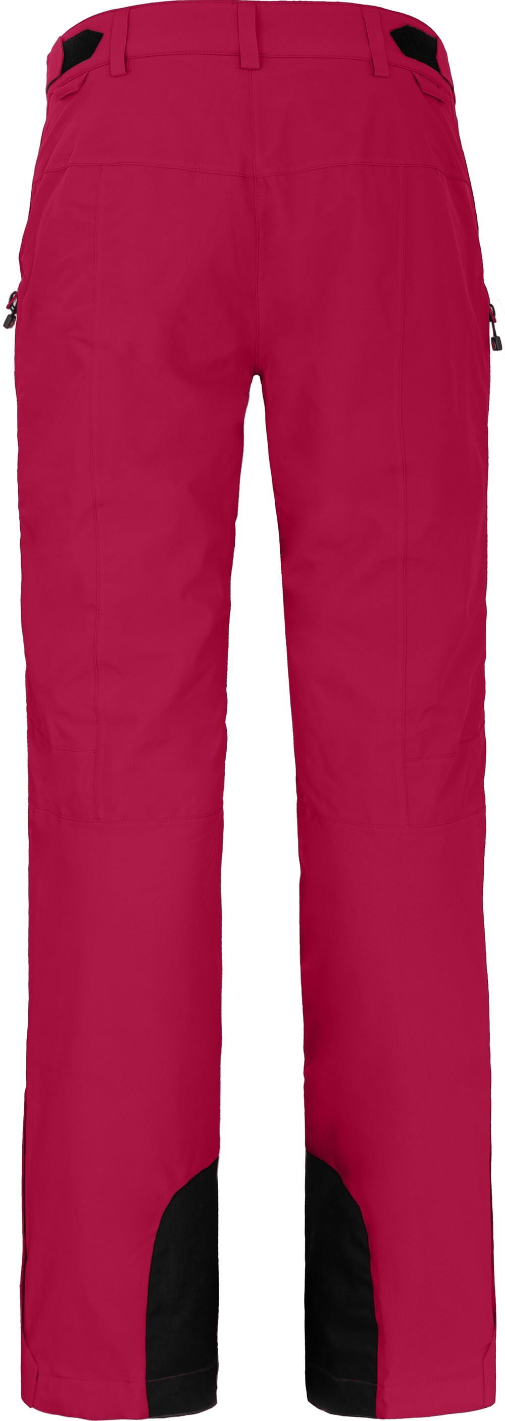 Wassersäule, wattiert, Normalgrößen, Skihose Damen Bergson mm ICE 20000 Skihose, rot Cherry