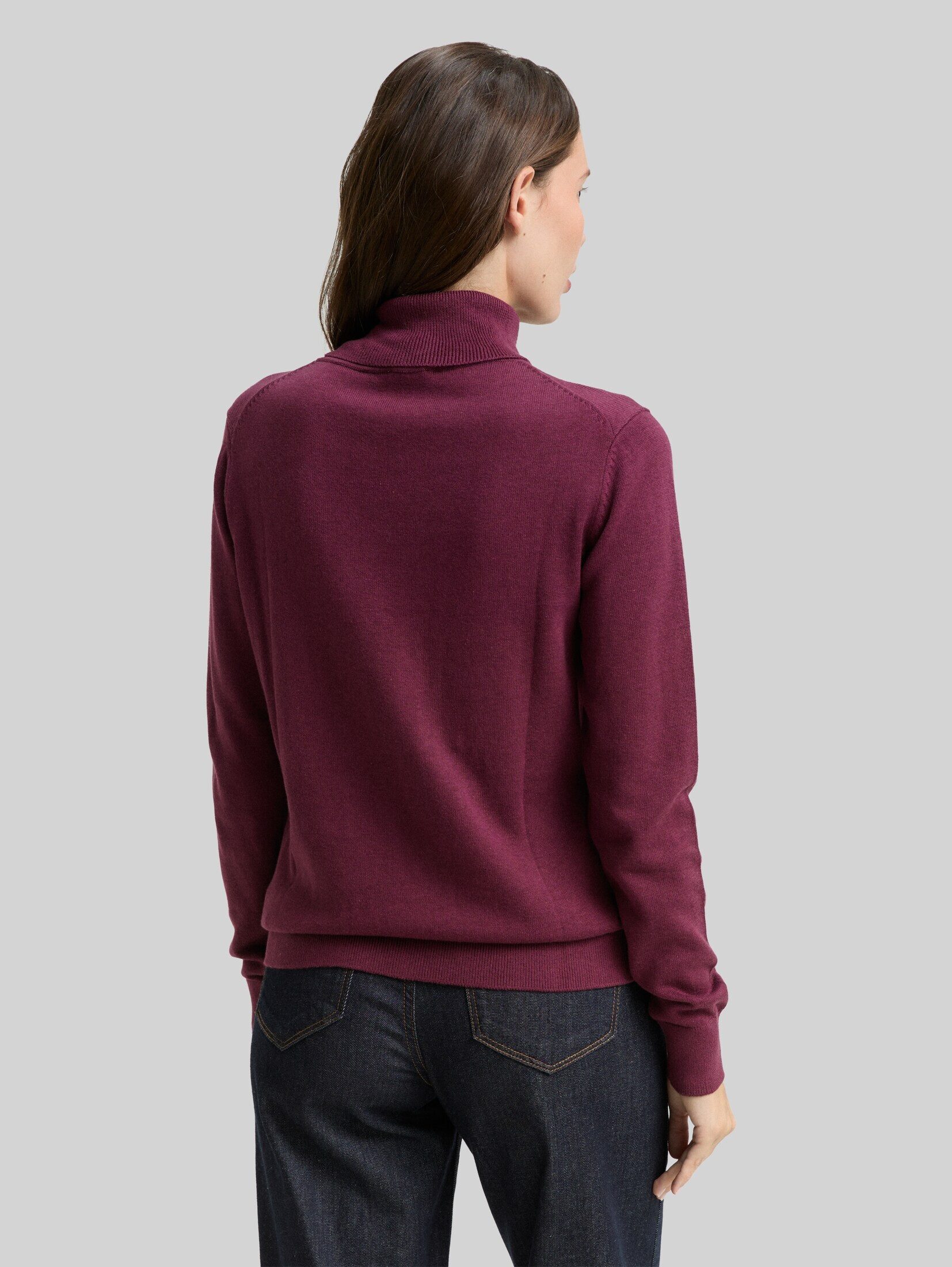TOM TAILOR Strickpullover Pullover & Strickjacken Basic Rollkragenpullover