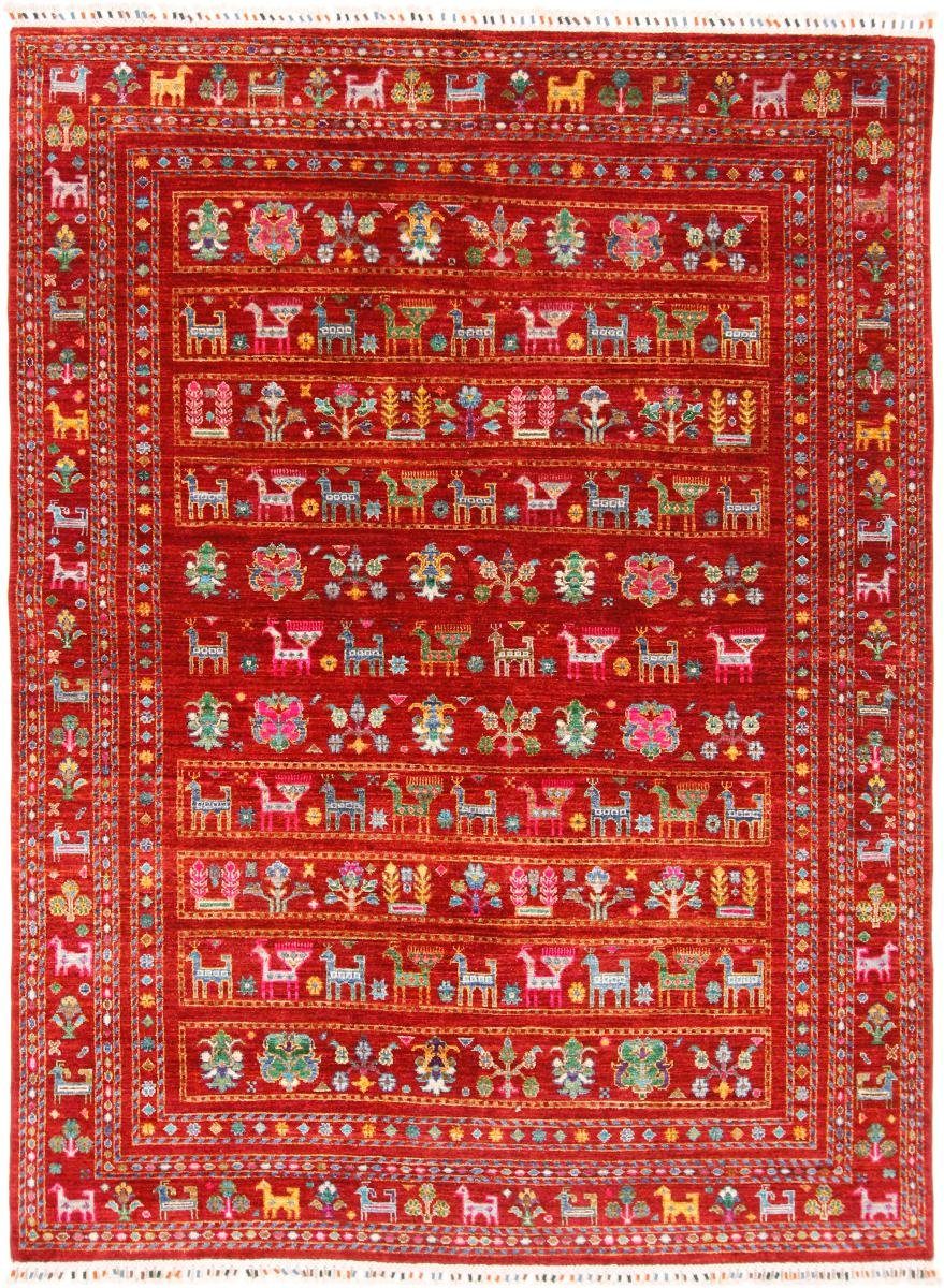 Orientteppich Arijana Shaal 173x237 Handgeknüpfter Orientteppich, Nain Trading, rechteckig, Höhe: 5 mm