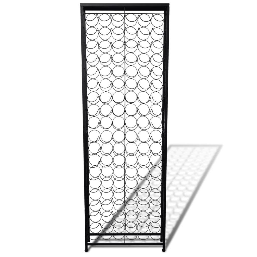 vidaXL Weinregal NA Weinregal für 108 Flaschen aus pulverbeschichtetem Metall 65x24x191