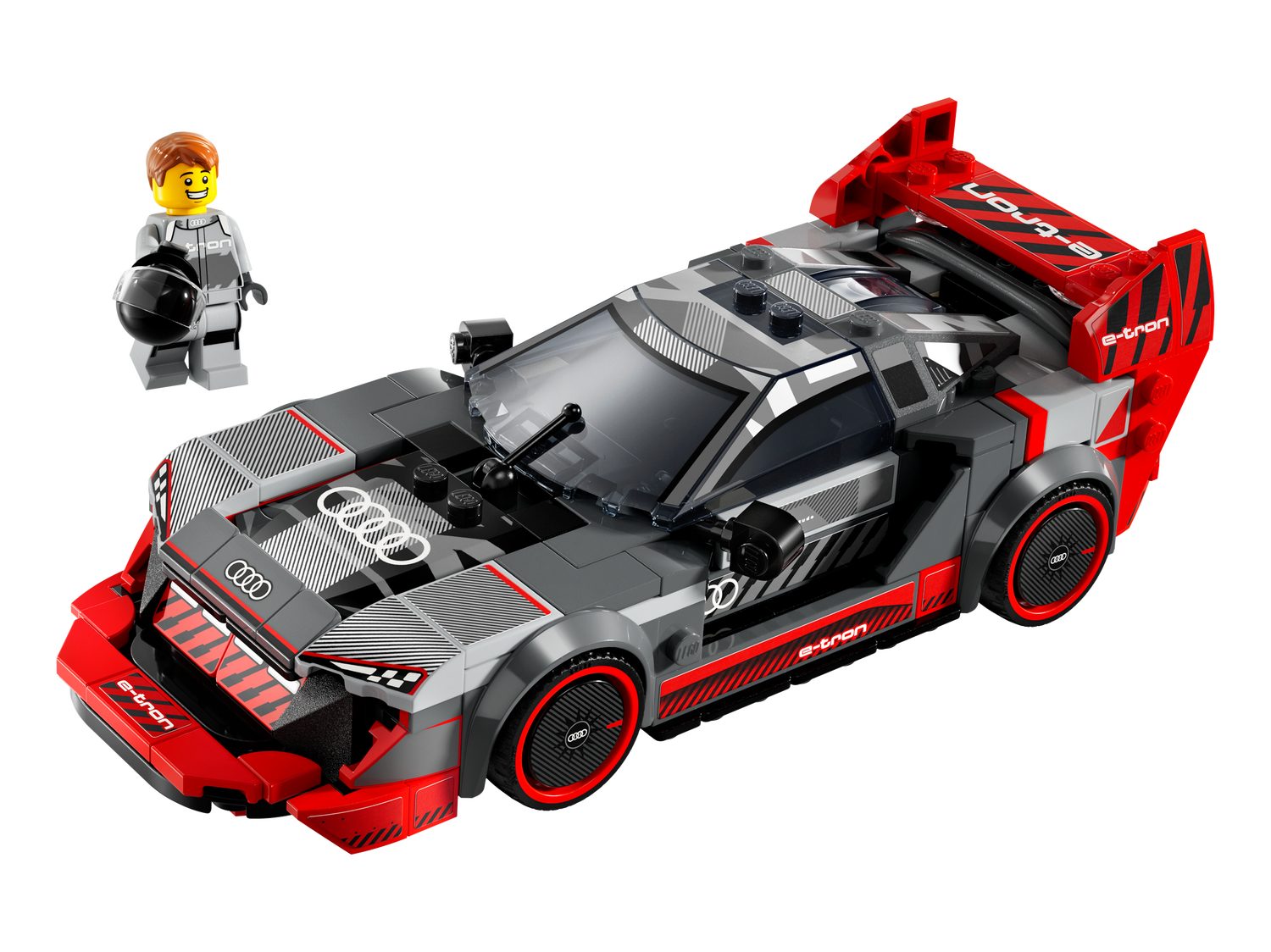 LEGO® Speed Champions 76921 Audi S1 e-tron quattro Rennwagen Spielbausteine, (Set, 274 St., Set)