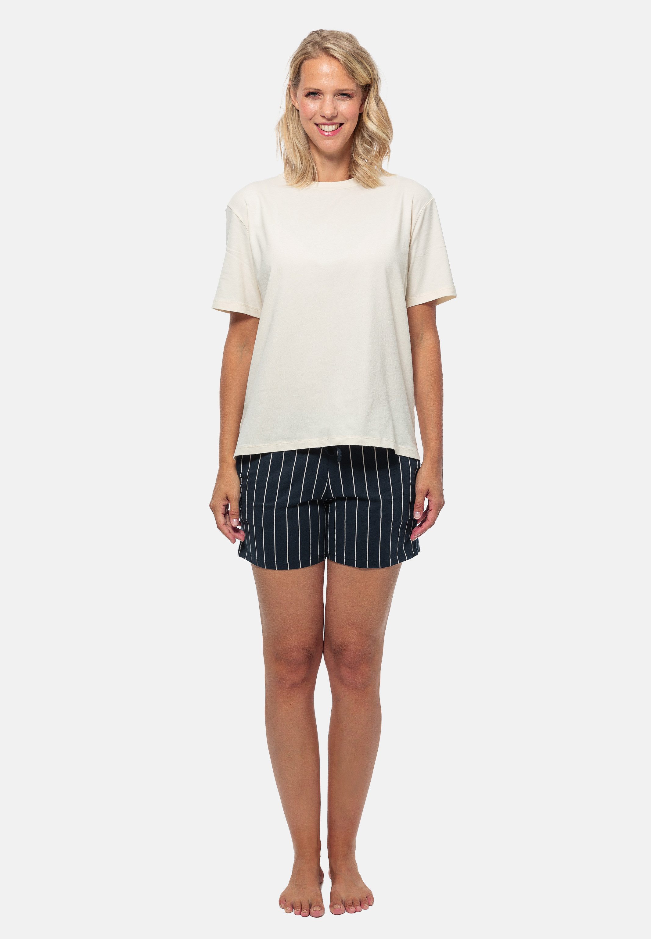 Schiesser Pyjama Organic Cotton (Set, 2 günstig online kaufen