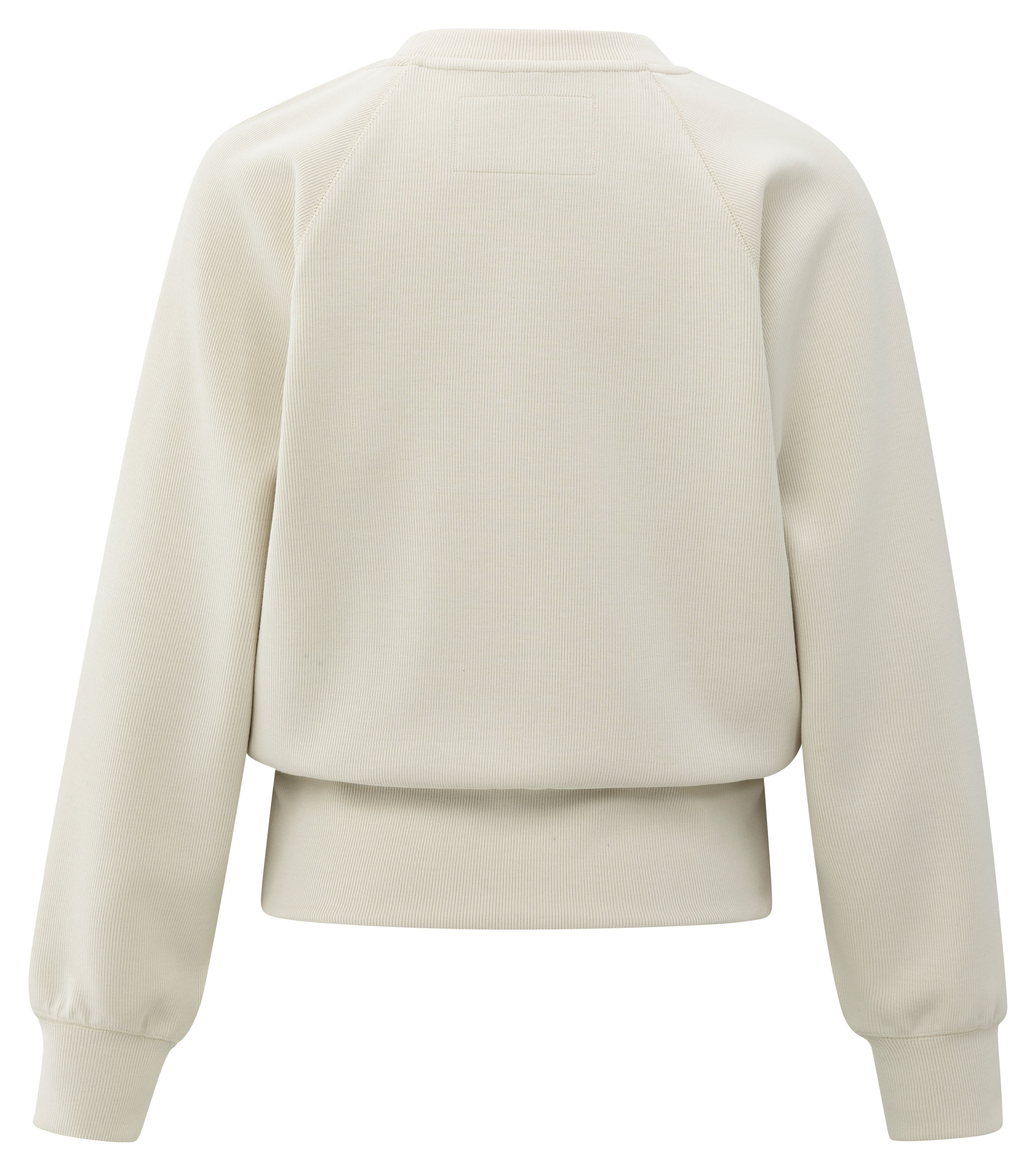 YAYA Sweatshirt Geripptes Sweatshirt günstig online kaufen
