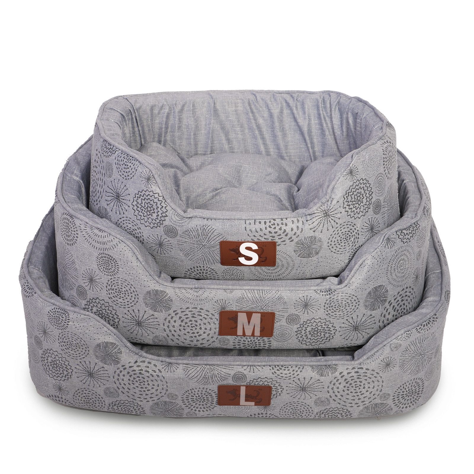 TopMeow Tierbett Hundebett mit Rand, Made günstig online kaufen