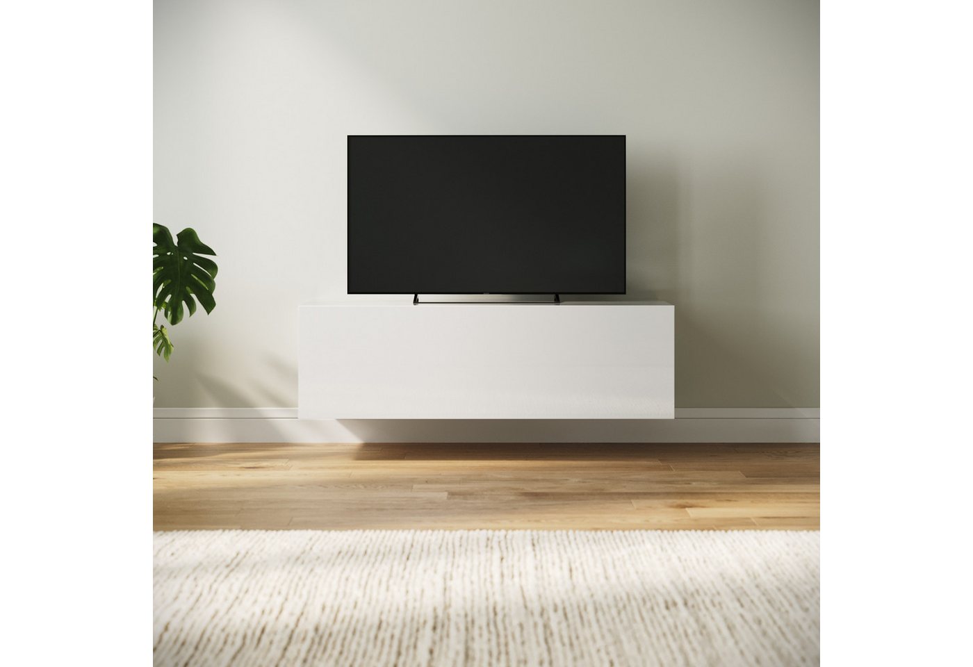 SONNI TV-Schrank TV Lowboard Breite 100cm fernseher schrank für wohnzimmer TV-Kommode