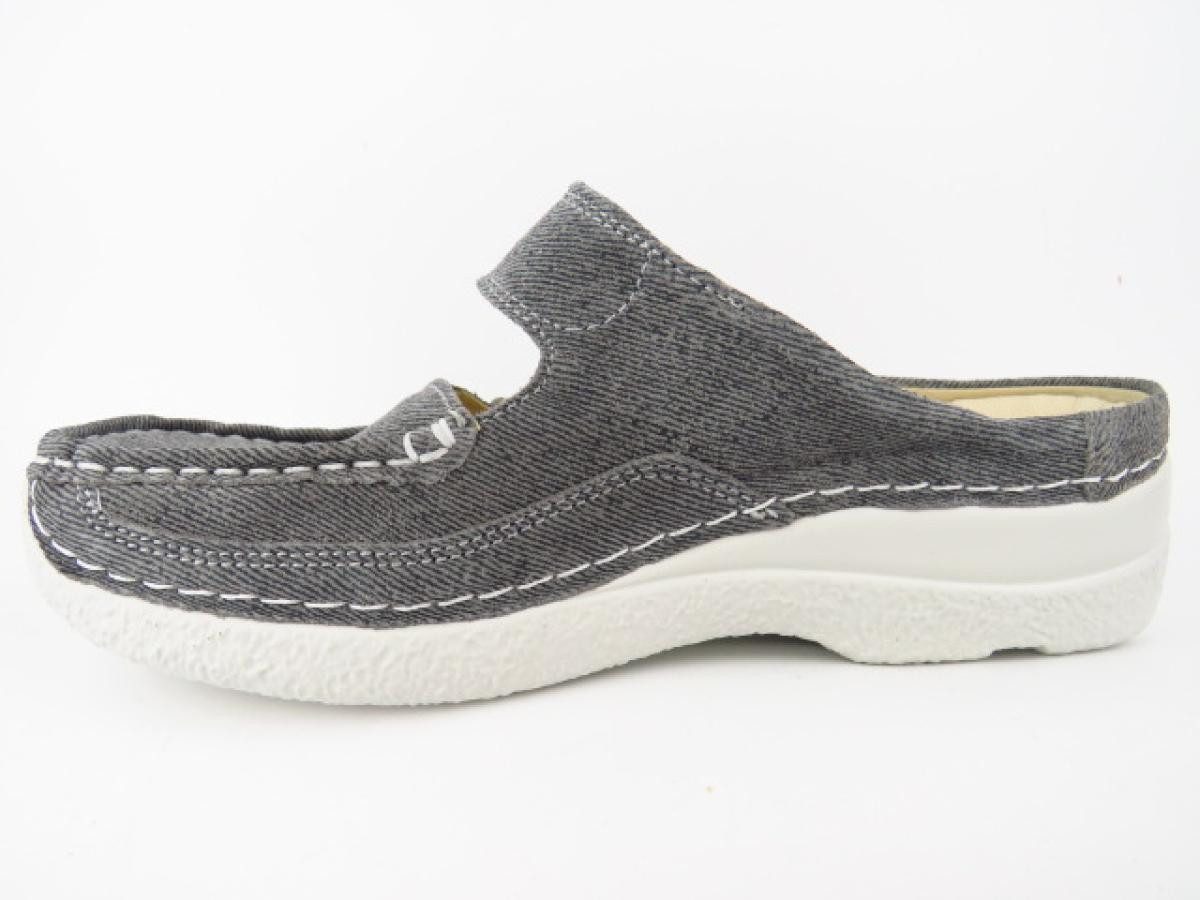 WOLKY Roll Slipper grey summer Pantolette günstig online kaufen