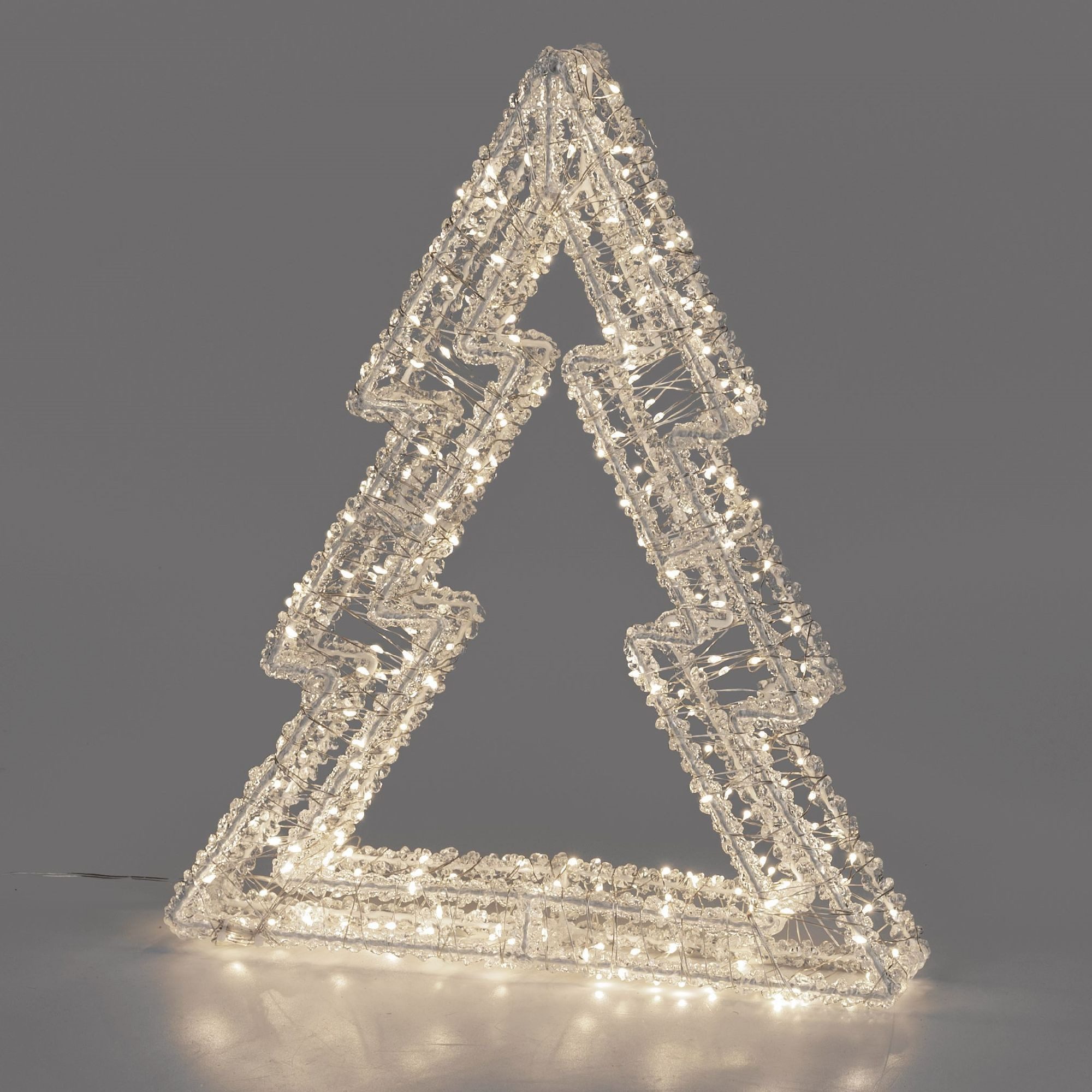 formano Skulptur Acryl Pearls, IP44 Adapter, Weiß, Baum, H: 40cm