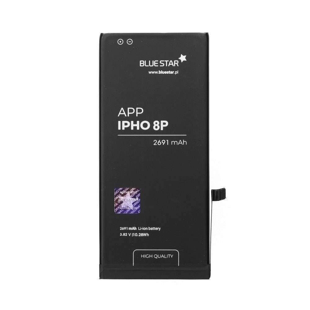 BlueStar Bluestar Akku Ersatz kompatibel mit iPhone 8 Plus 2691 mAh 3,82V Austausch Batterie Handy Accu APN 616-00364 Smartphone-Akku (1 St) | Handy-Akkus