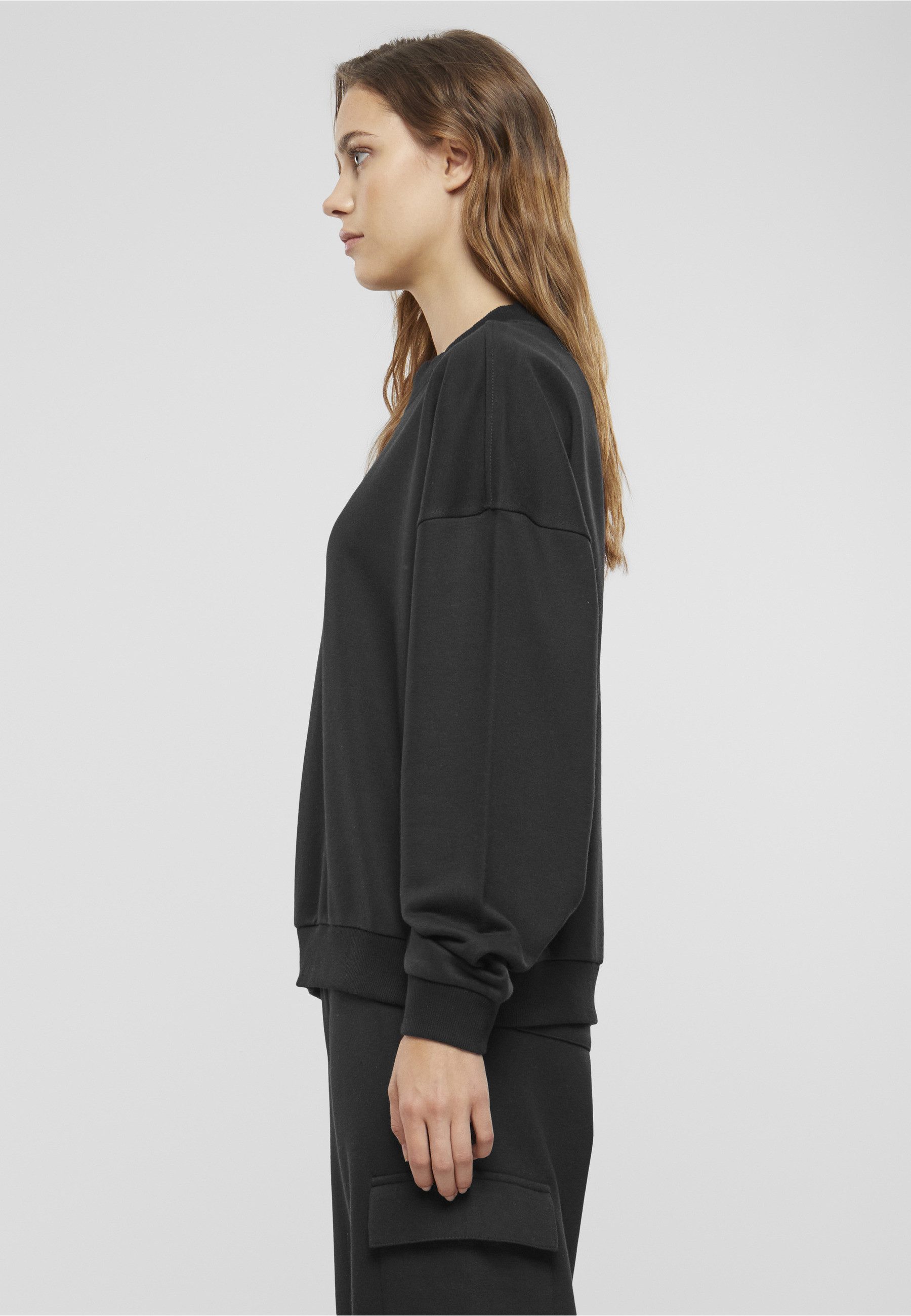URBAN CLASSICS Sweater Urban Classics Damen Ladies Oversized Light Terry Crewneck