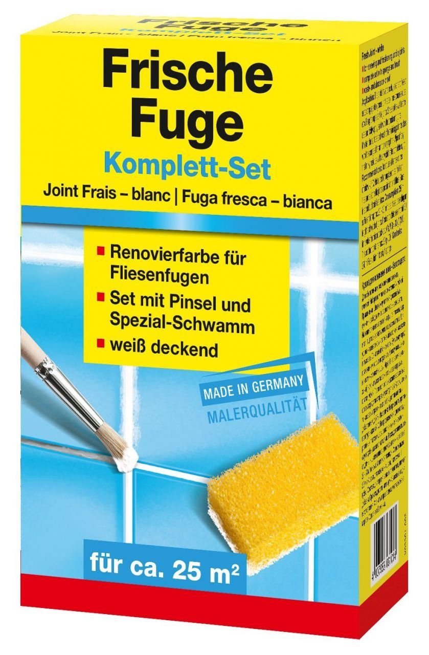 decotric® Fugenmörtel Decotric Frische-Fuge Komplett-Set weiß 250 ml