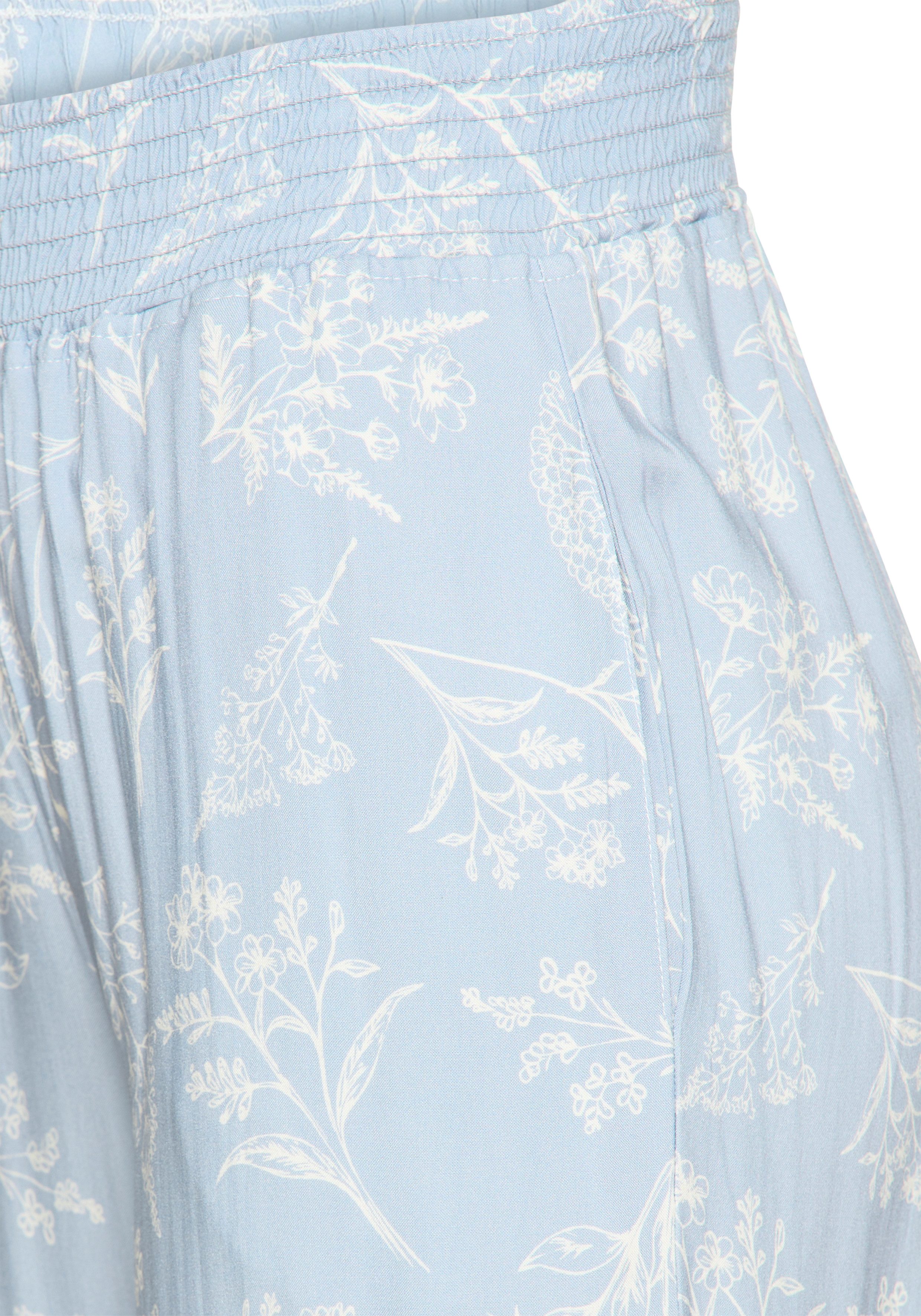 LASCANA Pyjamahose (1-tlg) mit elastischem Bund in gesmokter Optik – Bild 5 von 5