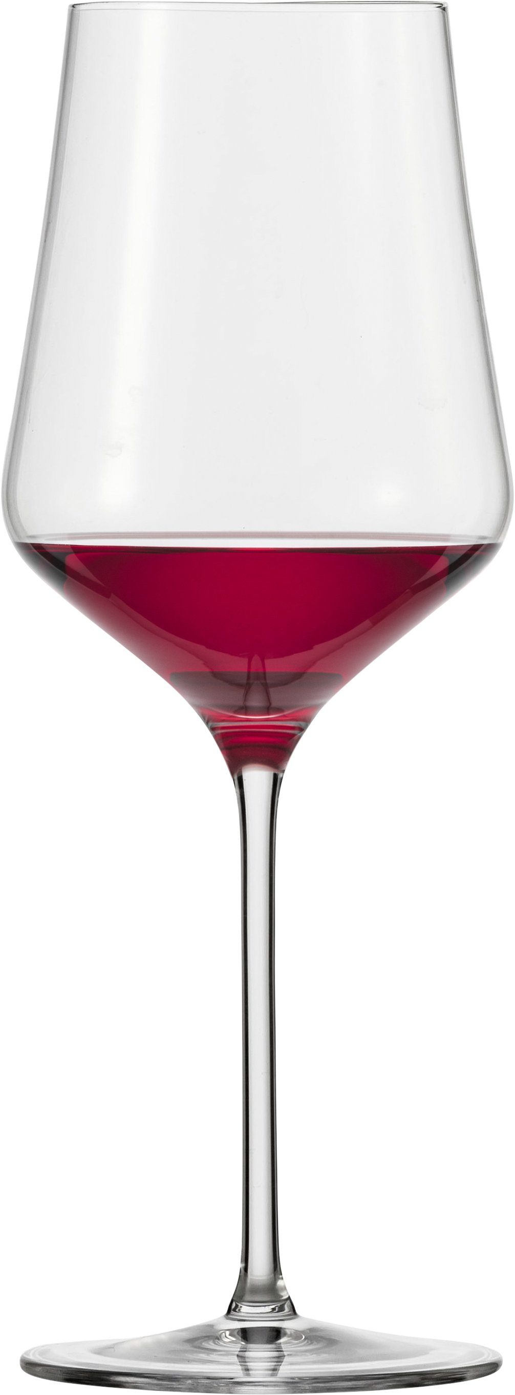Eisch Rotweinglas Sky SensisPlus, Kristallglas, bleifrei, 490 ml, 4-teilig,  Maschinell gefertigt, mit gezogenem Stiel, bleifrei