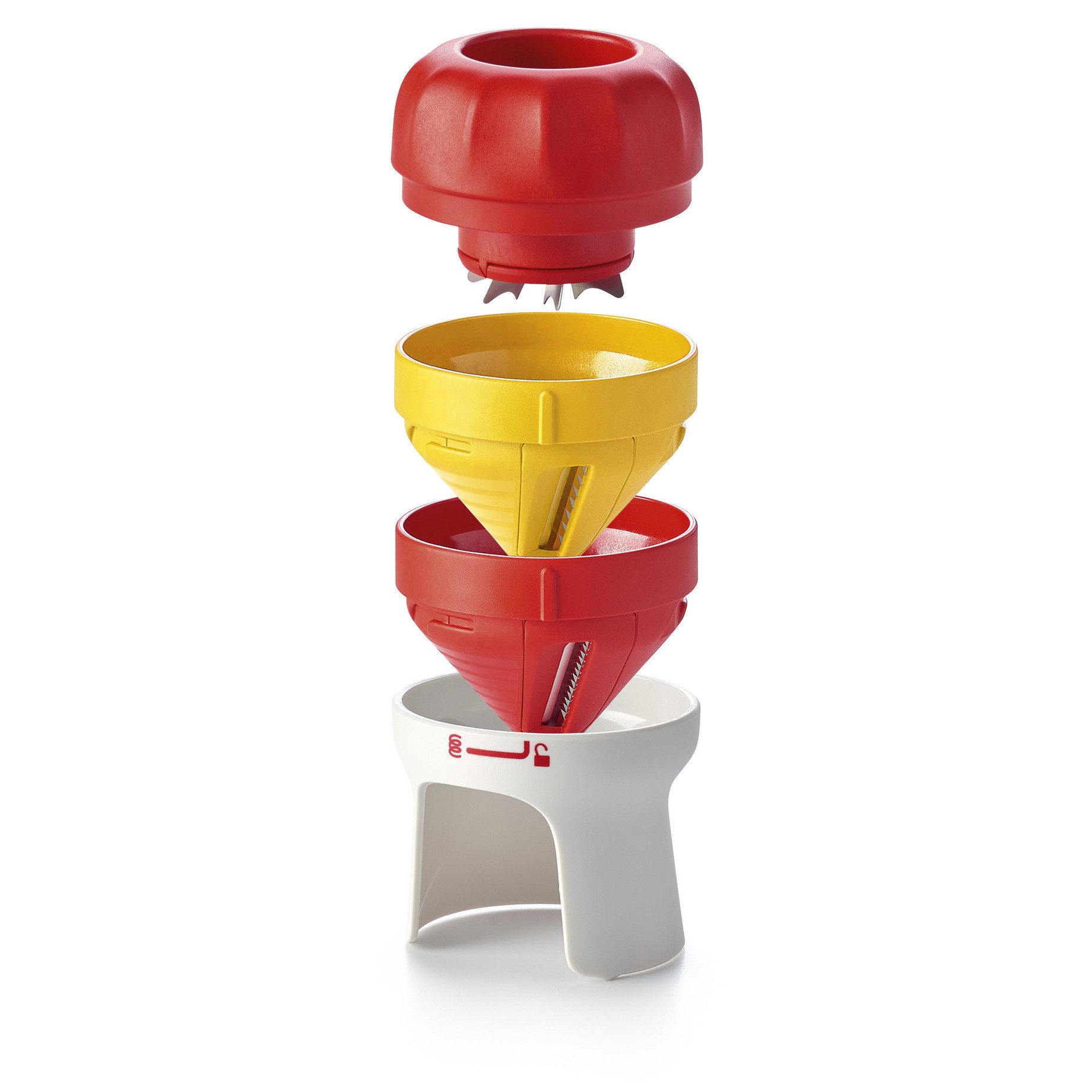 TUPPERWARE Gemüse-Scheibenschneider Tupperware Zoodelino & Zoodelino Tagliatelle-Einsatz