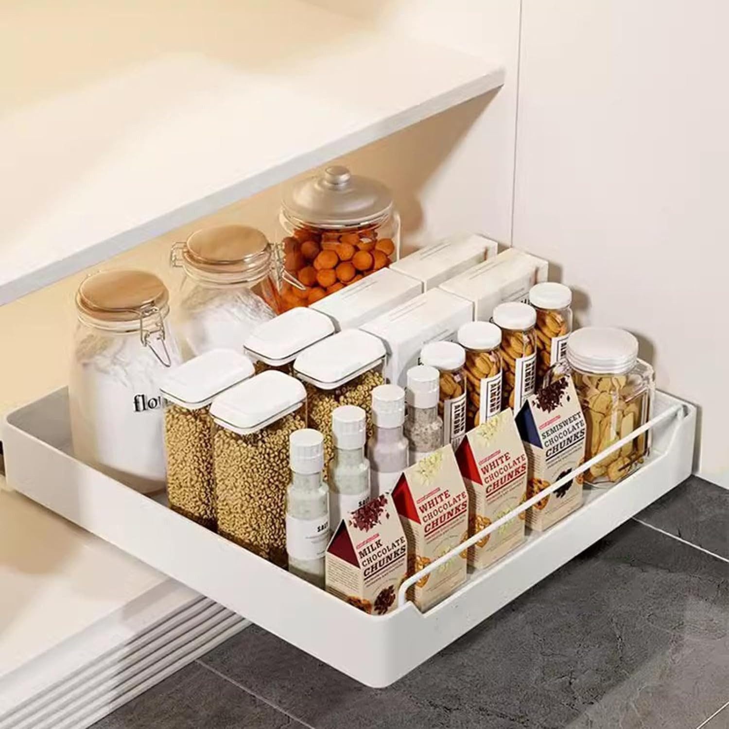YMQHBS Vorratsschrank Slide Out Schrank Veranstalter günstig online kaufen
