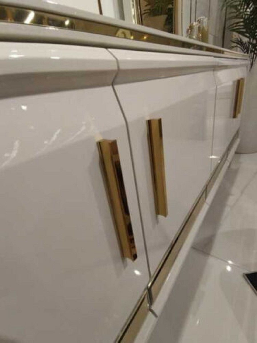 JVmoebel Anrichte Modern Anrichte + St., Anrichte in Europa Luxus Anrichte Spiegel (2 Sideboard Made Spiegel), Unterschrank mit