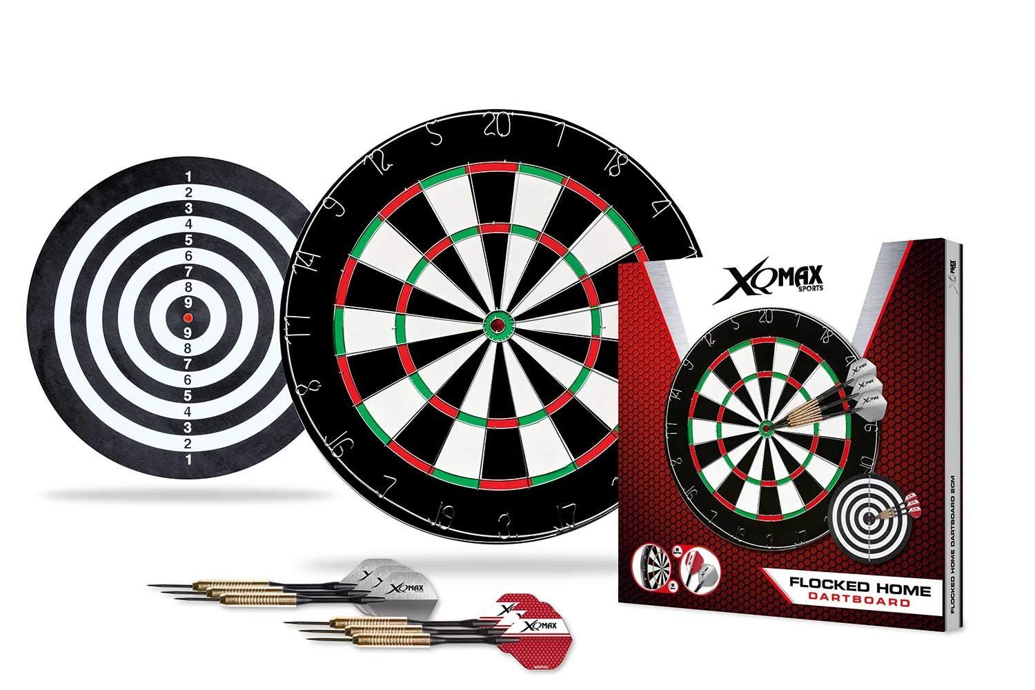 made2trade Dartscheibe XQ MAX, (Set), mit 6 Steeldarts