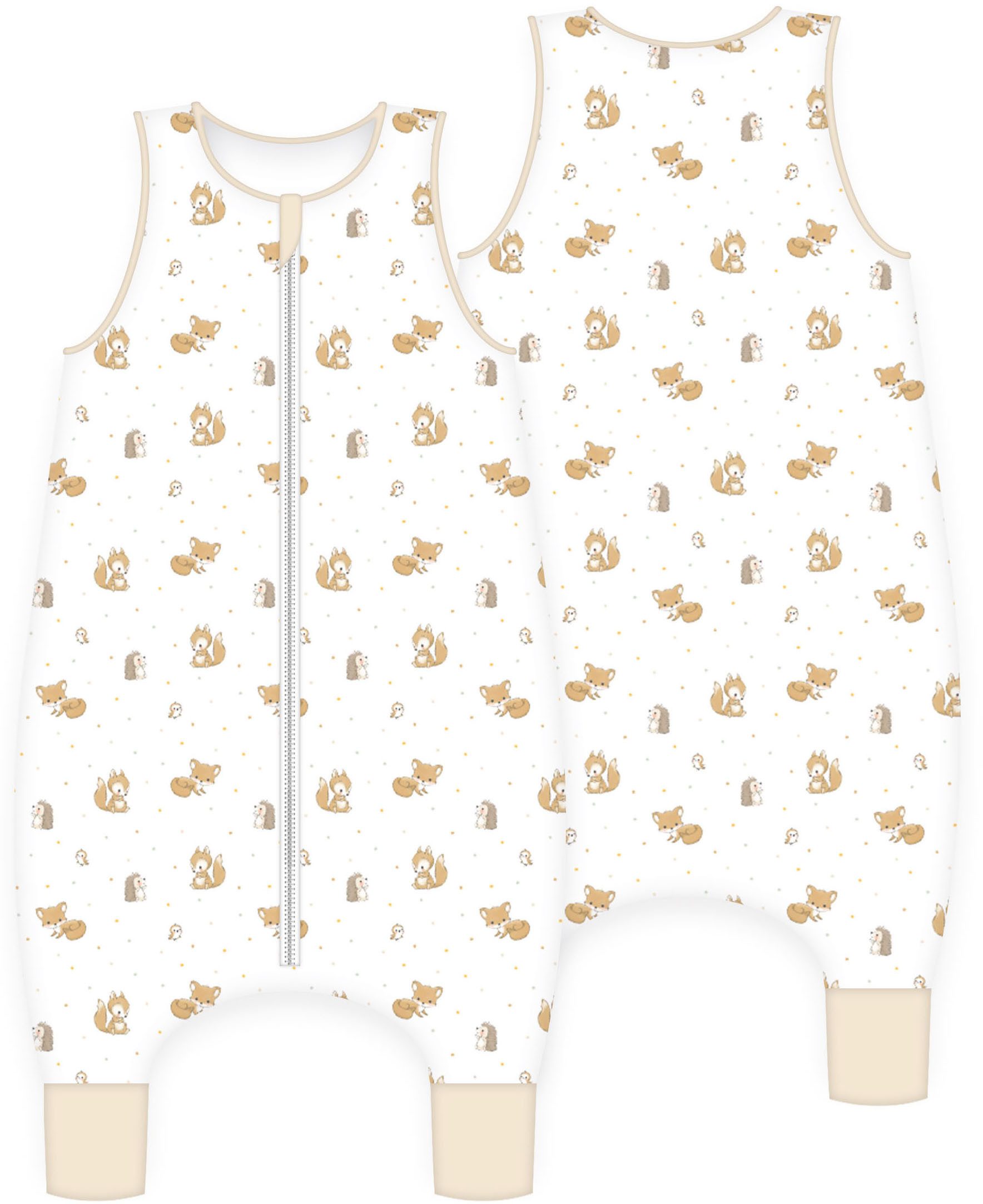 Baby Best Babyschlafsack Waldfreunde Schlafoverall 70cm (1 tlg)