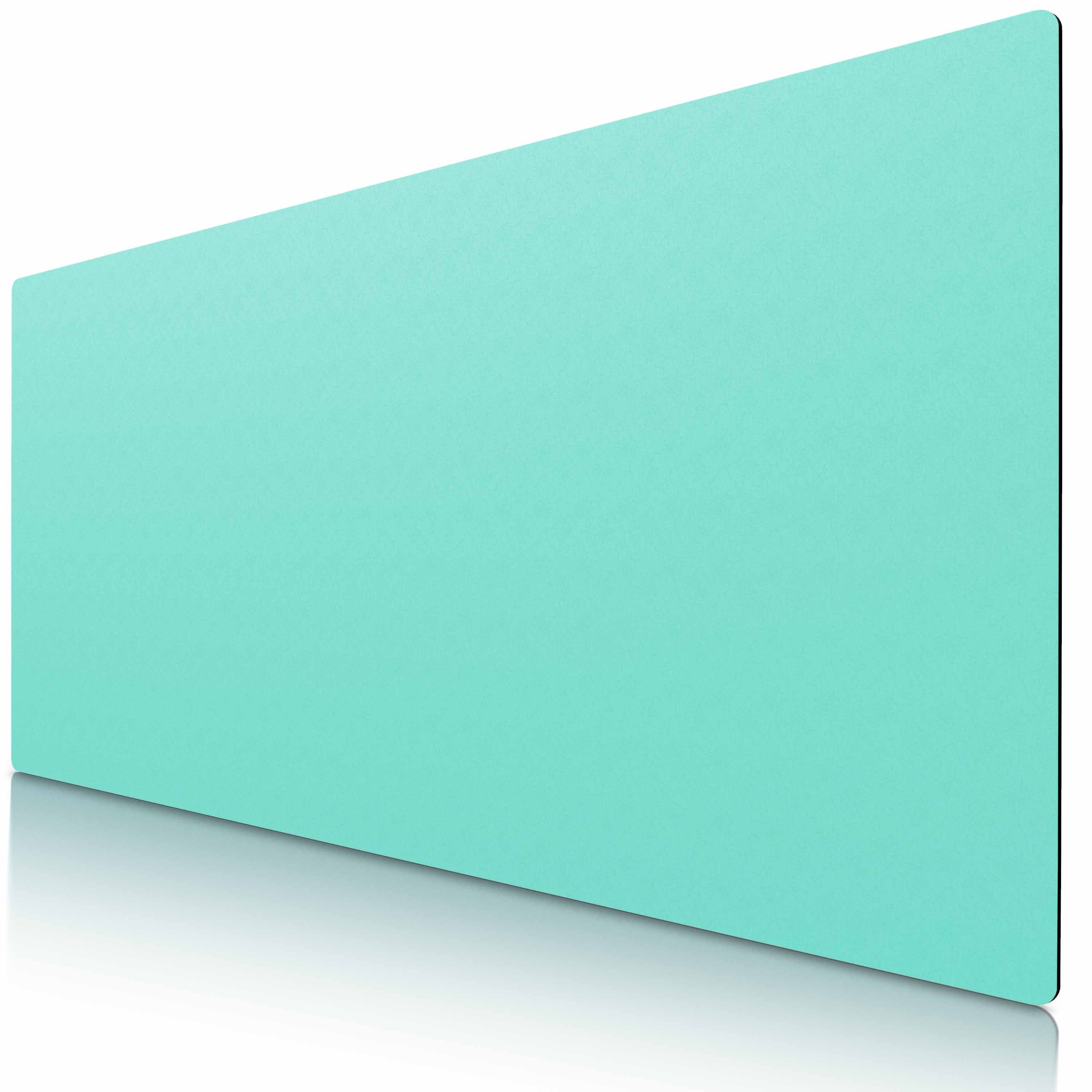CSL Mauspad XXL Mousepad 900 x 400 x 3 mm, Tischunterlage, Elegante Leder Optik (1-St), rutschfest, abwaschbar, Office Schreibtischunterlage, mintgrün