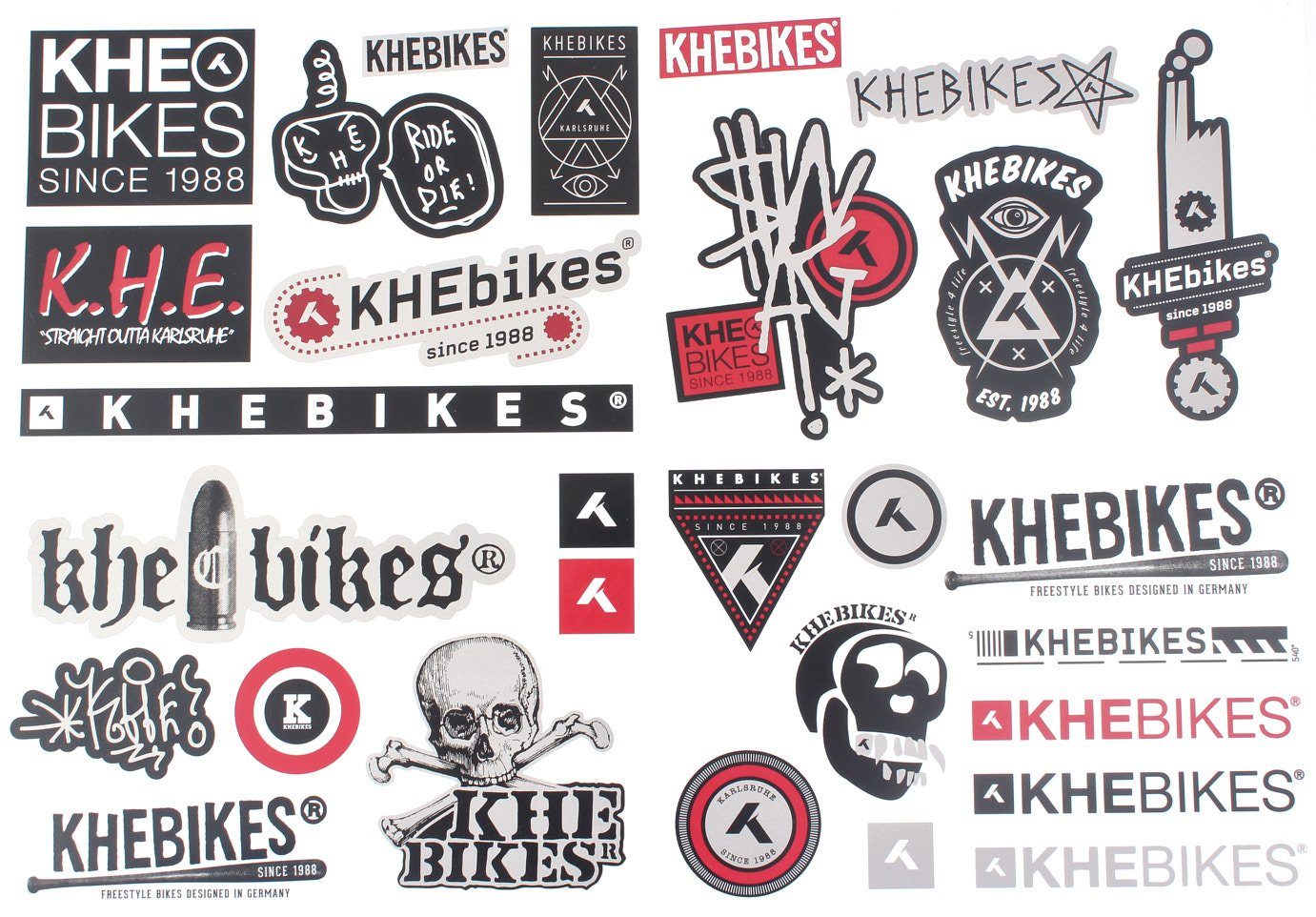 Aufkleber Original KHE Aufkleberbogen