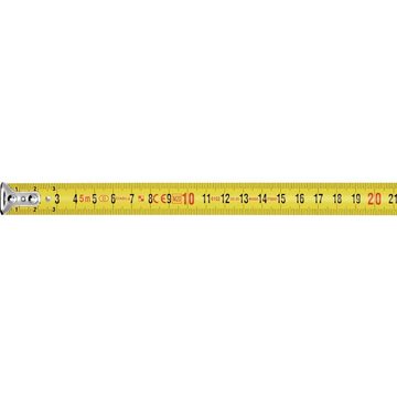 Stabila Maßband Taschenbandmaß BM 100, 3 m, metrische Skala