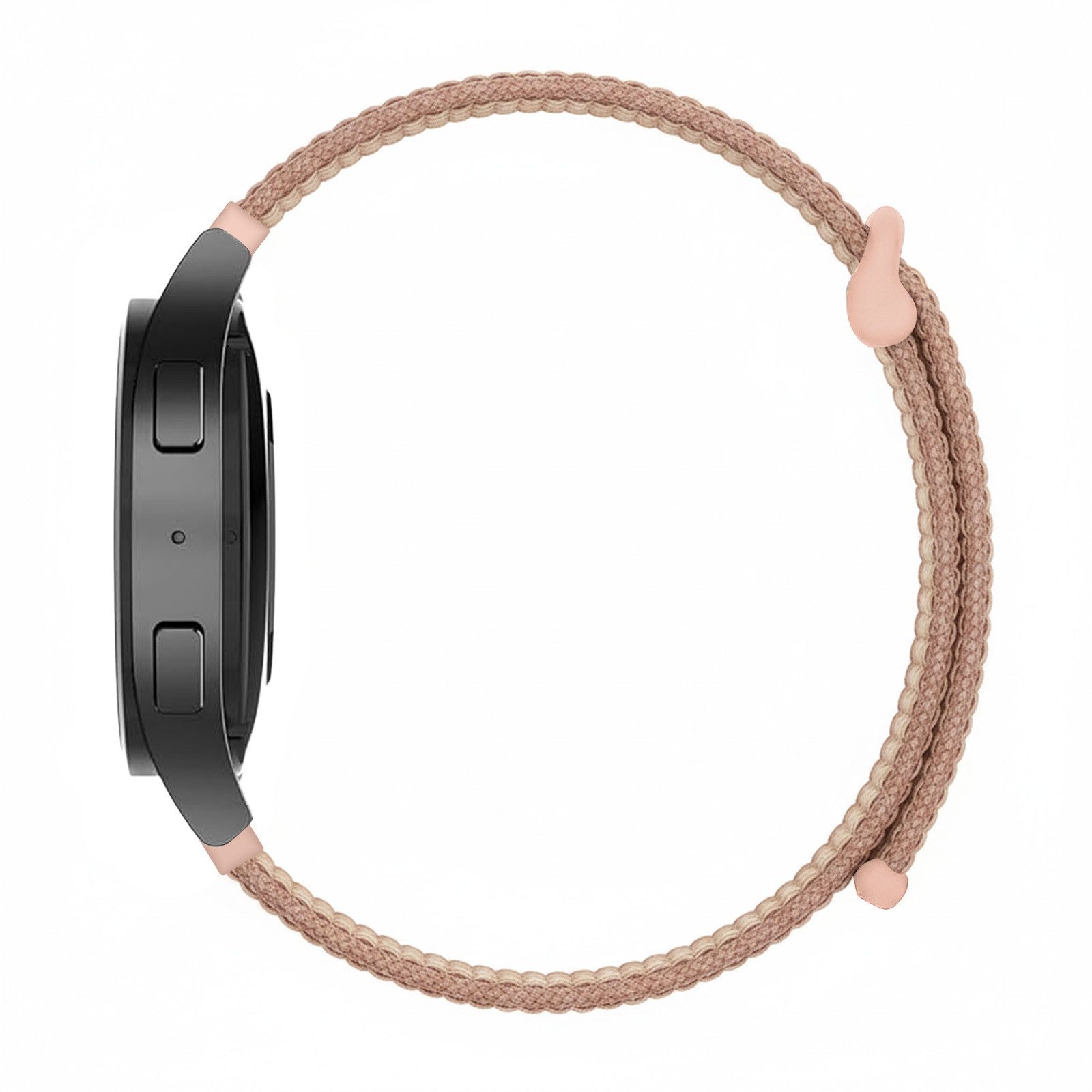 Tec-Expert Smartwatch-Armband für Samsung Galaxy Watch3 41 mm Armband Ersatz Wechsel Band, Nylon Textil mit Klettverschluss, stufenlos Verstellbar, atmungsaktiv