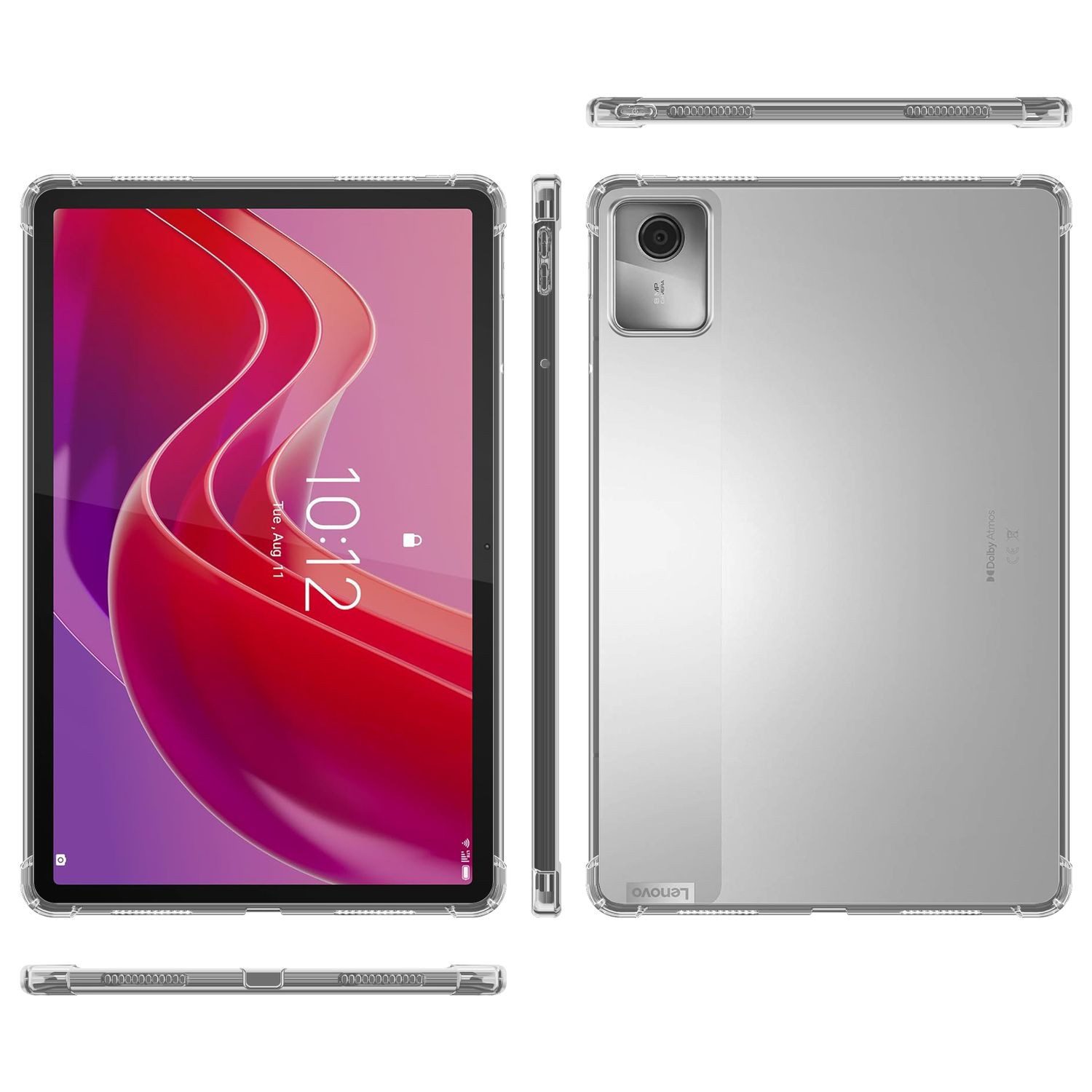 Cadorabo Tablet-Hülle für Lenovo Tab M11 Hülle Lenovo Tab M11, Tablet Hülle TPU Silikon Schutzhülle Slim Transparent Case Cover