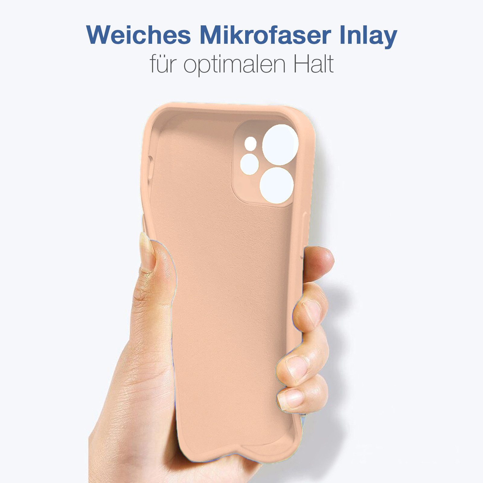 Tec-Expert Handyhülle SoftGrip Cover Hülle für Apple iPhone 11, Handy Case Bumper integrierter Kameraschutz flexibel