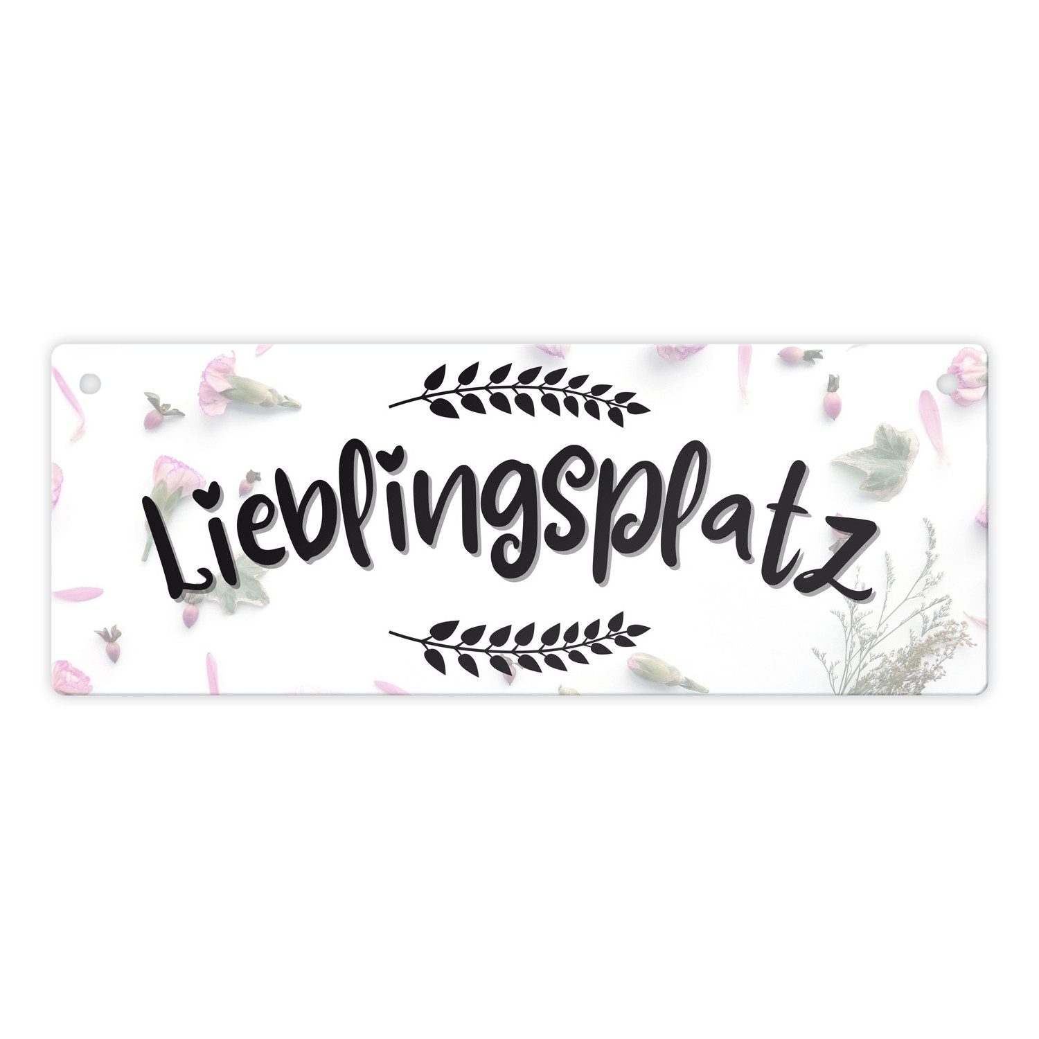speecheese Metallschild Lieblingsplatz Metallschild