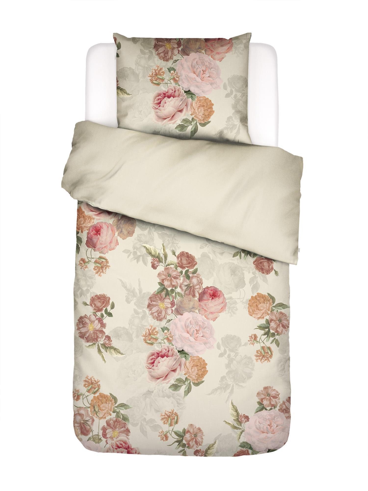 Essenza Bettwäsche Orianna, Satin, 2 teilig, mit floralem Muster