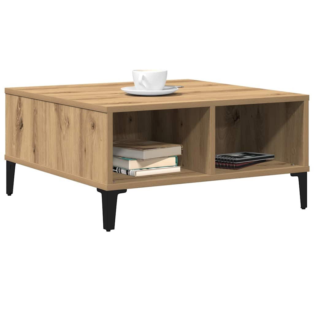 vidaXL Couchtisch Couchtisch Artisan-Eiche 60 x 60 x 30 cm (1-St)