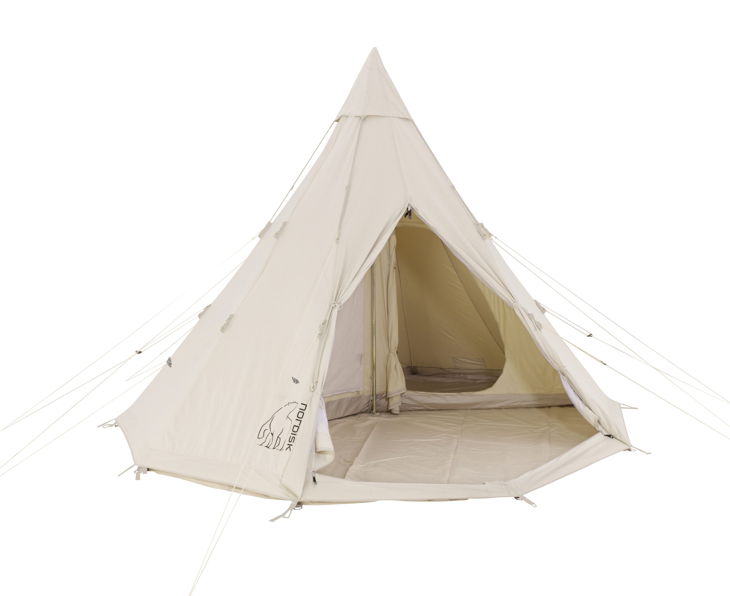 Nordisk Gruppenzelt ALFHEIM 12.6 TECHNICAL COTTON, Personen: 6 (6 tlg)