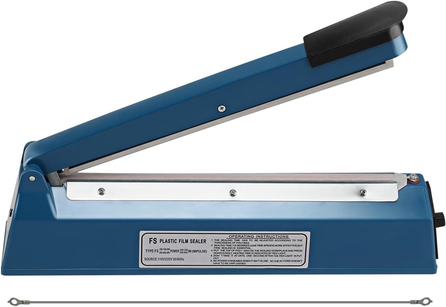 FELIXLEO Vakuumierer Heißsiegelgerät 300mm Beutelverschließer Impuls Folienschweißgerät