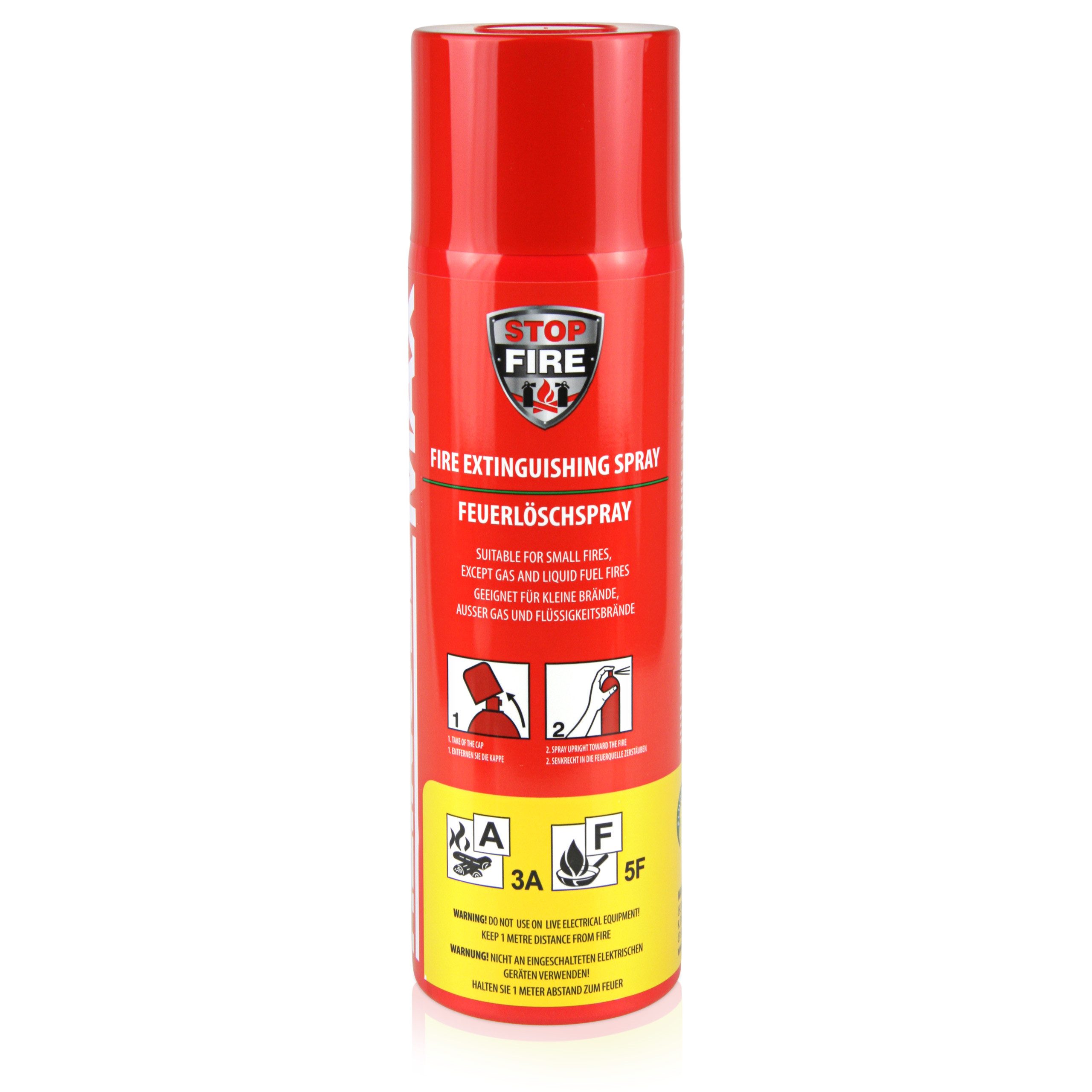 Höfer Chemie GmbH Feuerlöschspray 3x 500ml Feuerlöschspray für den Haushalt, (3-St) Schneller Brandschutz für Haushalt und Garten – Bild 2 von 4