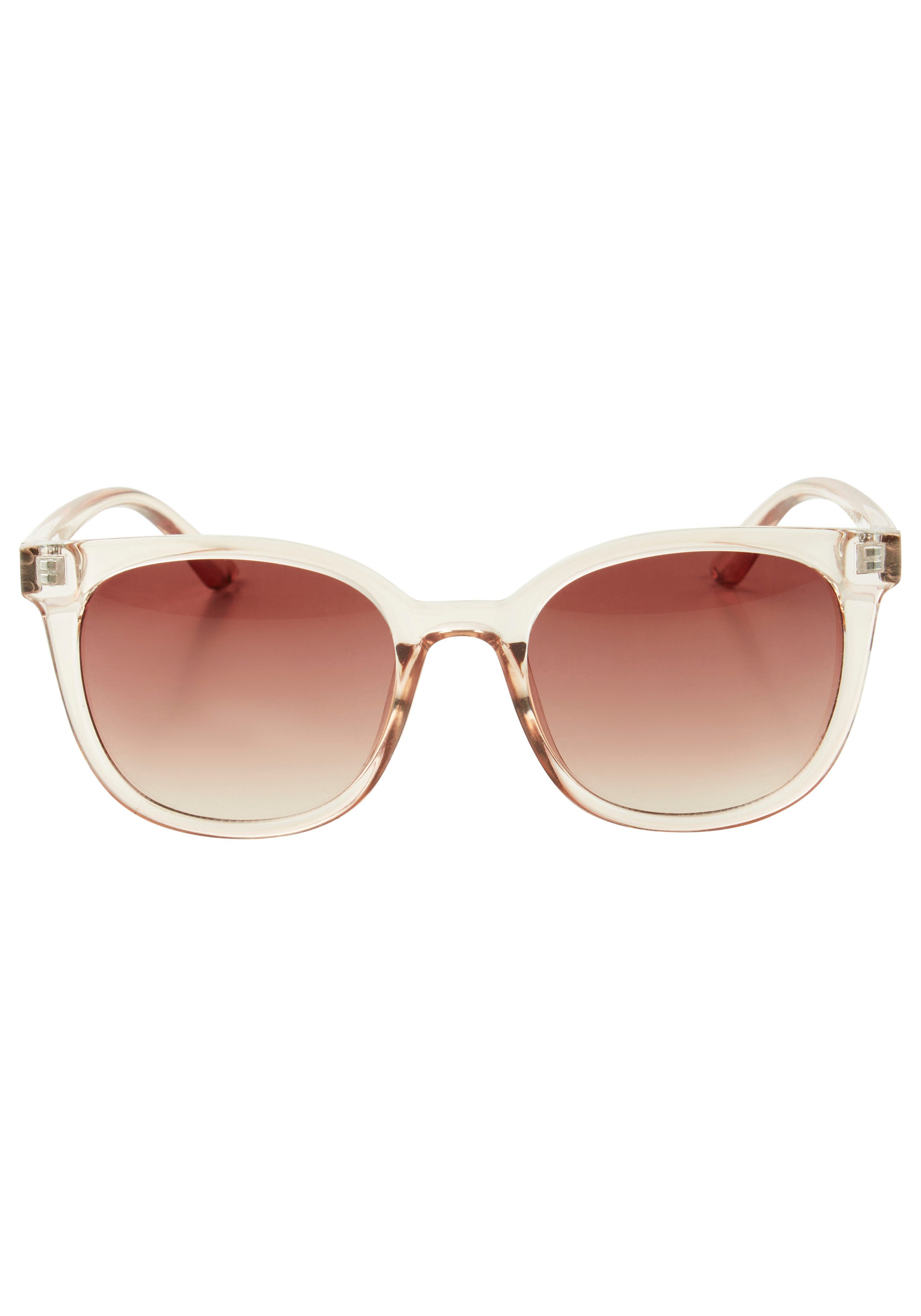 Laura Scott Sonnenbrille mit transparentem Rahmen & goldfarbendem Detail - NEW