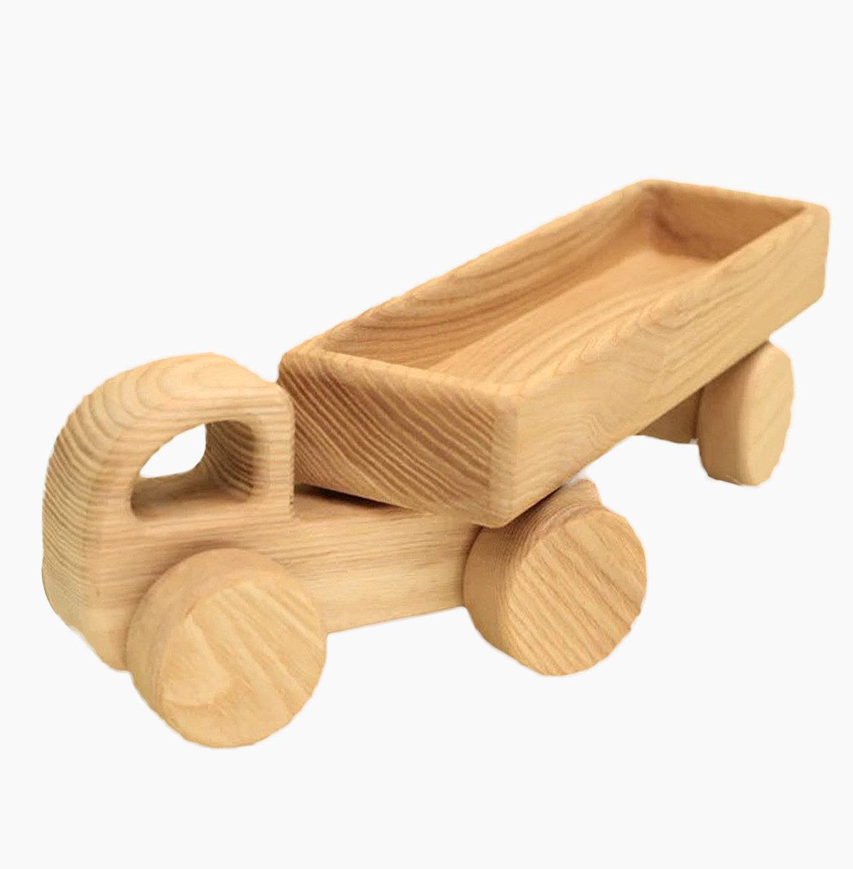 Lotes Toys Игрушки-Transporter Lotes Toys Holzbaufahrzeug Auto, (Set, 3-tlg., packung), Jedes Holzauto ist ein Unikat